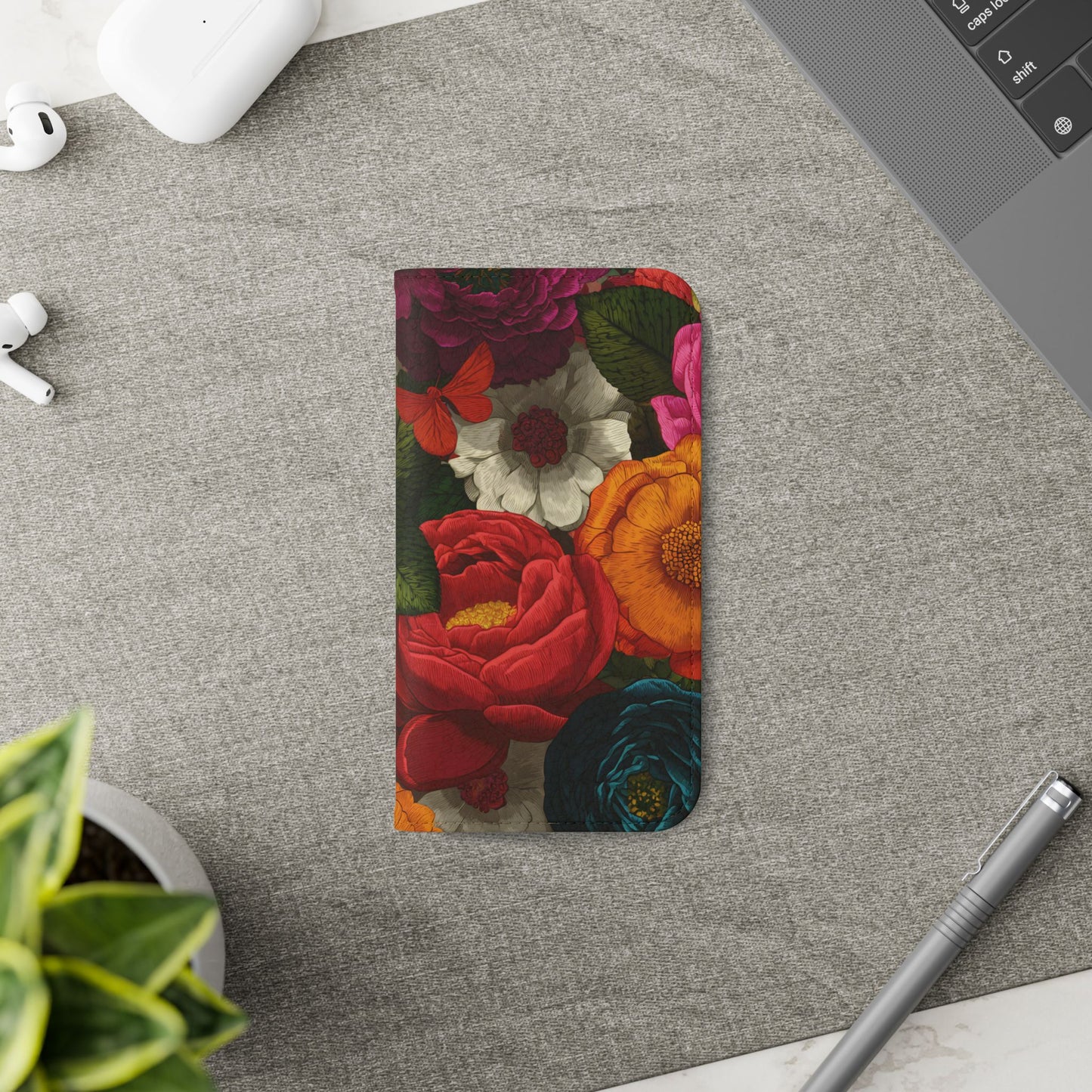 Midnight Bloom โ iPhone Wallet Case