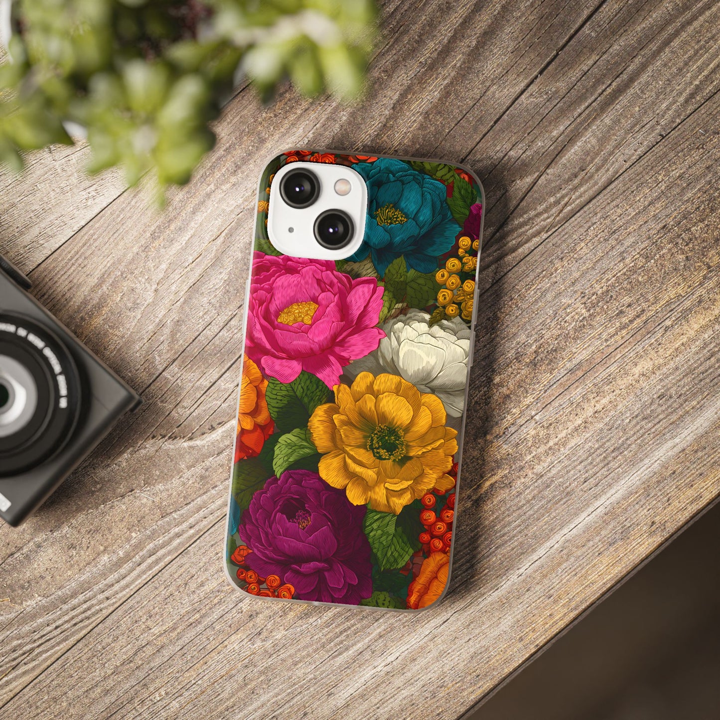 Midnight Bloom - Flexi iPhone Case