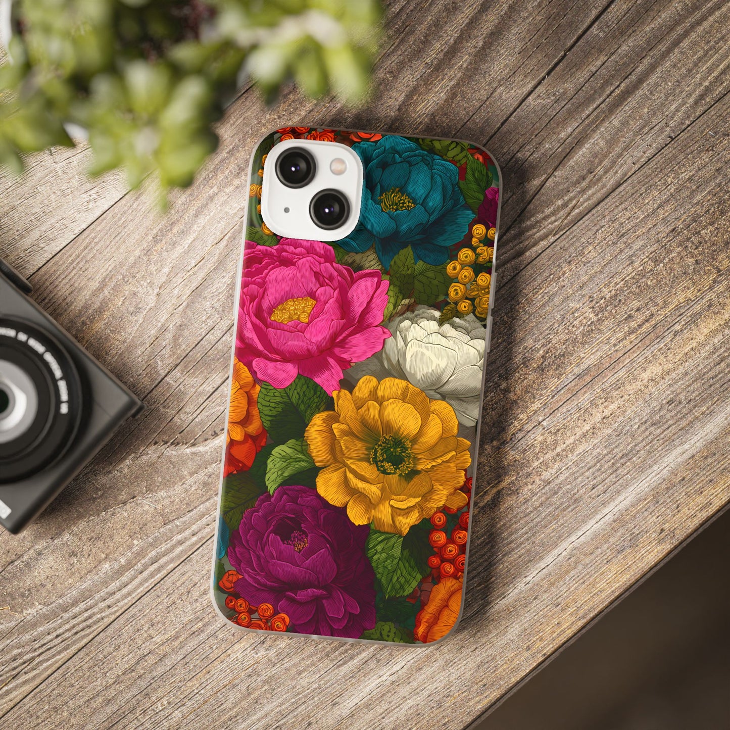 Midnight Bloom - Flexi iPhone Case