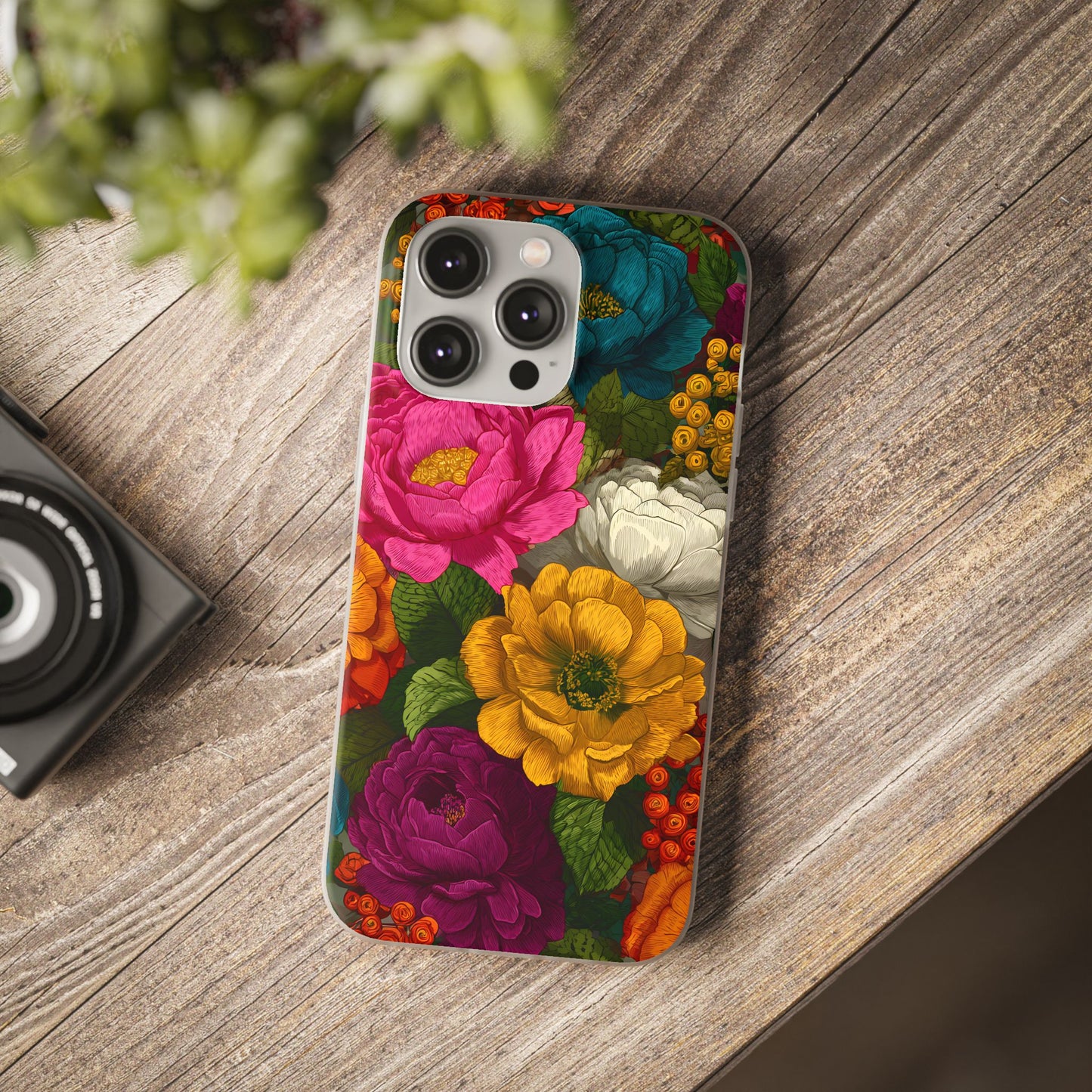 Midnight Bloom - Flexi iPhone Case