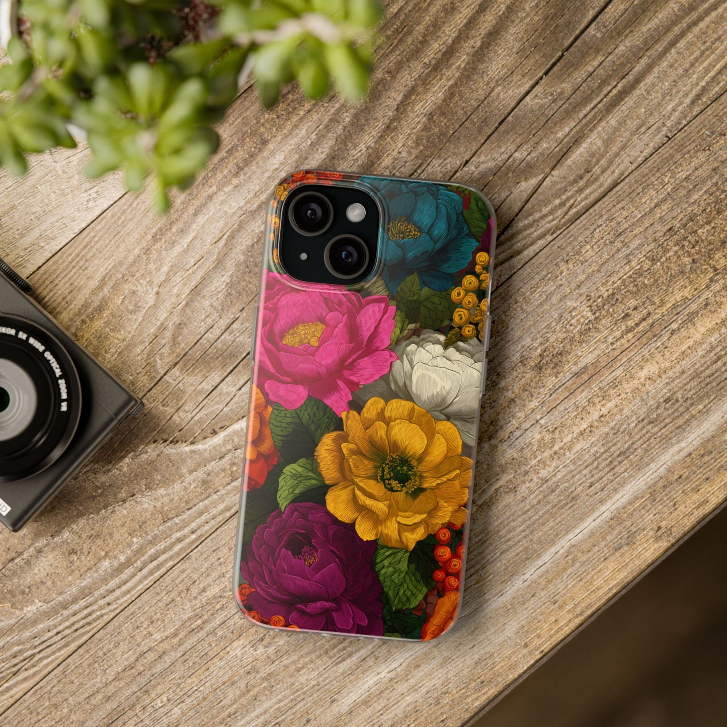 Midnight Bloom - Flexi iPhone Case