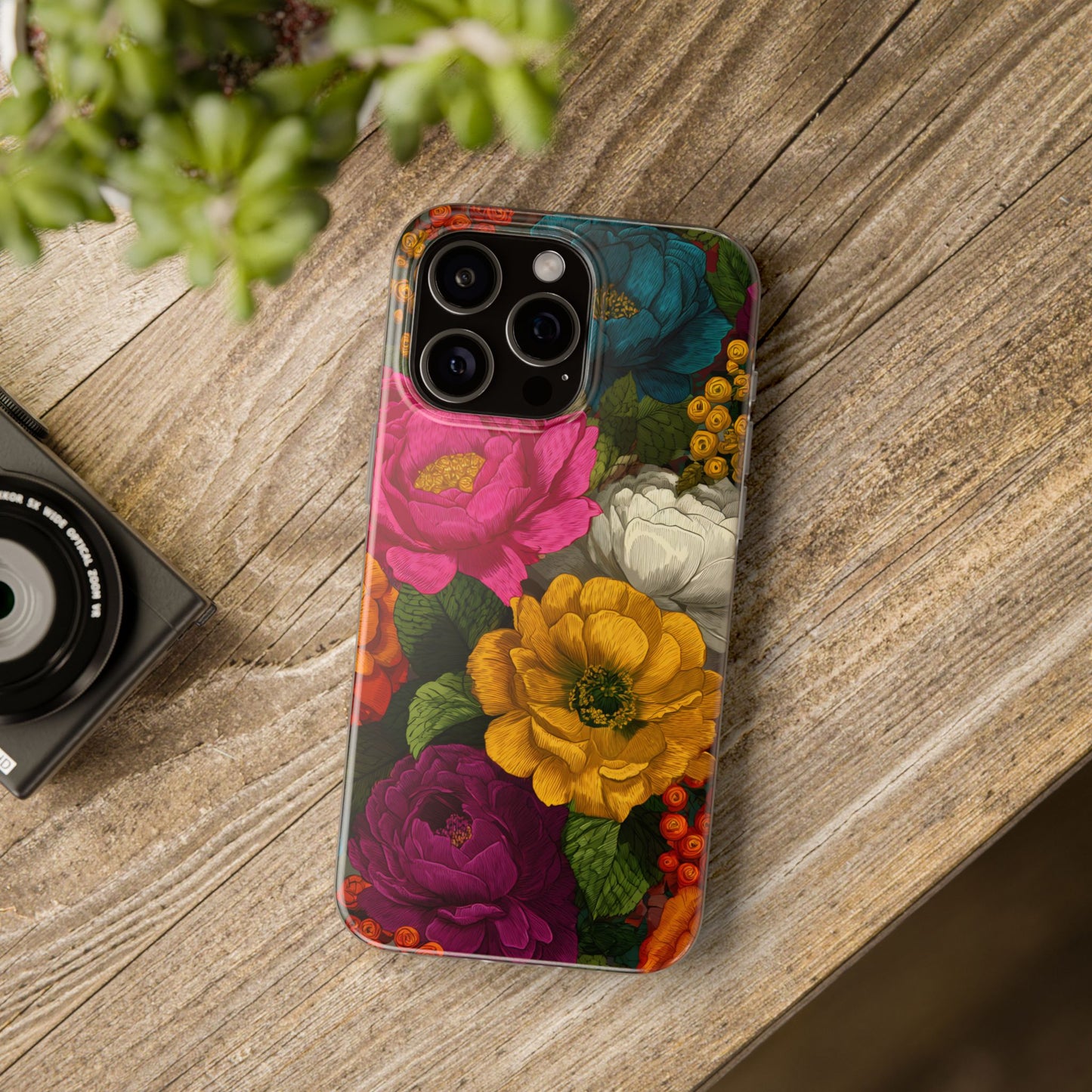 Midnight Bloom - Flexi iPhone Case