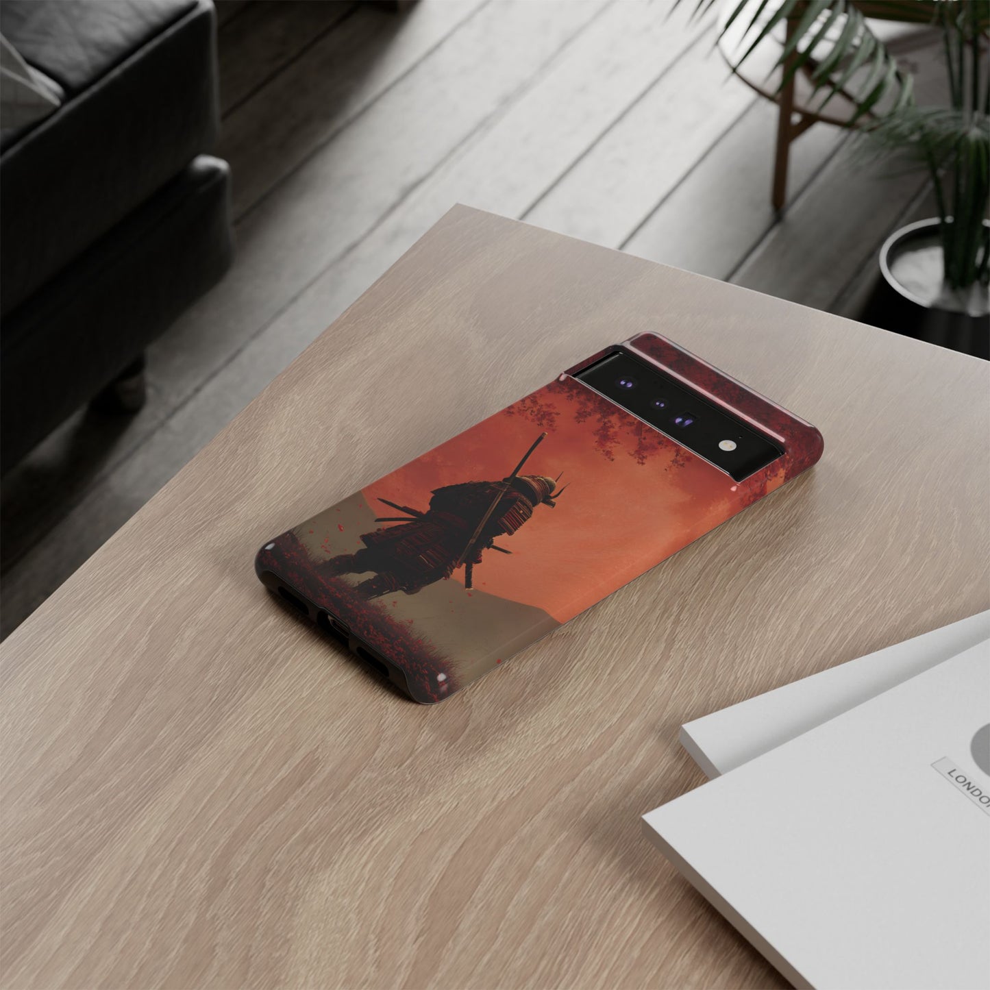 Blood Moon Warrior – Tough Glossy Google Pixel Case