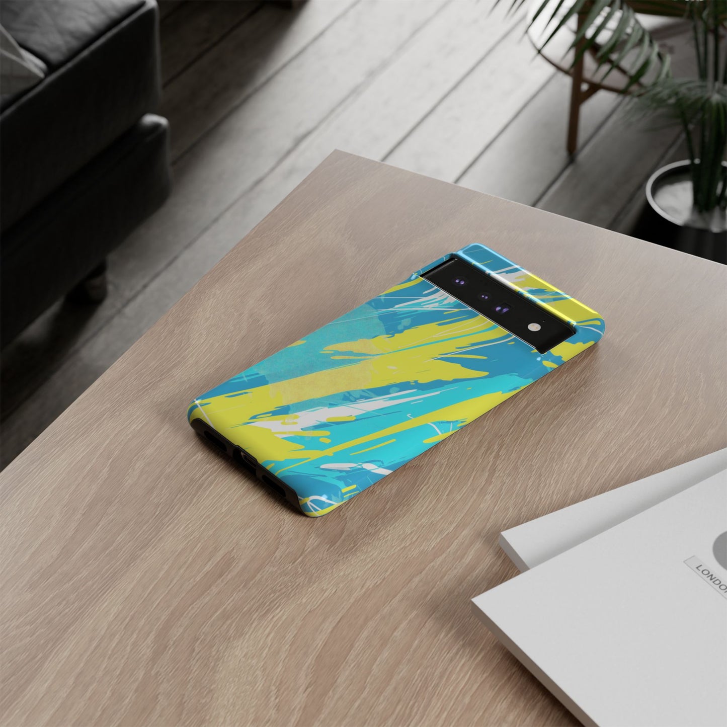 Neon Surge – Tough Glossy Google Pixel Case