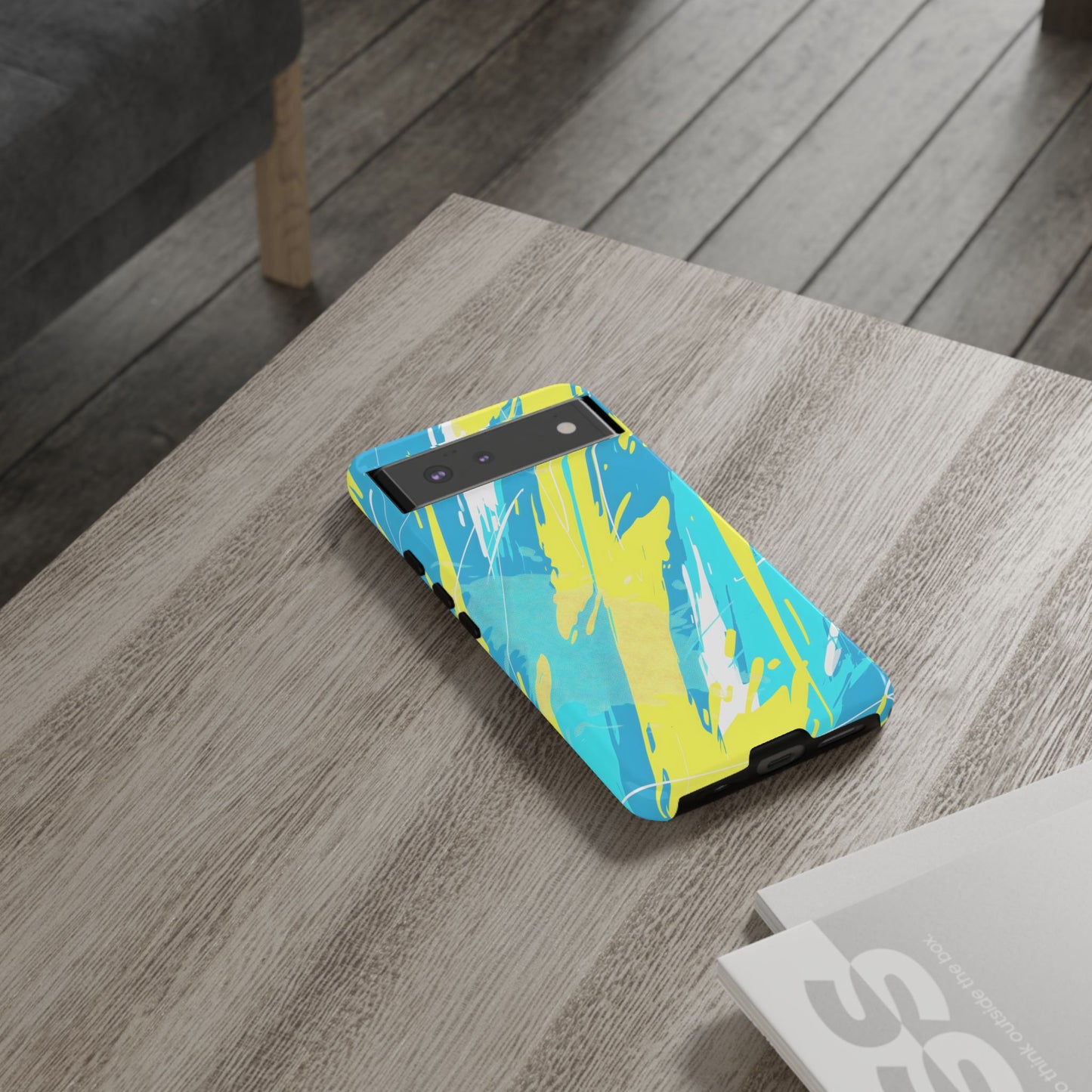 Neon Surge – Tough Glossy Google Pixel Case