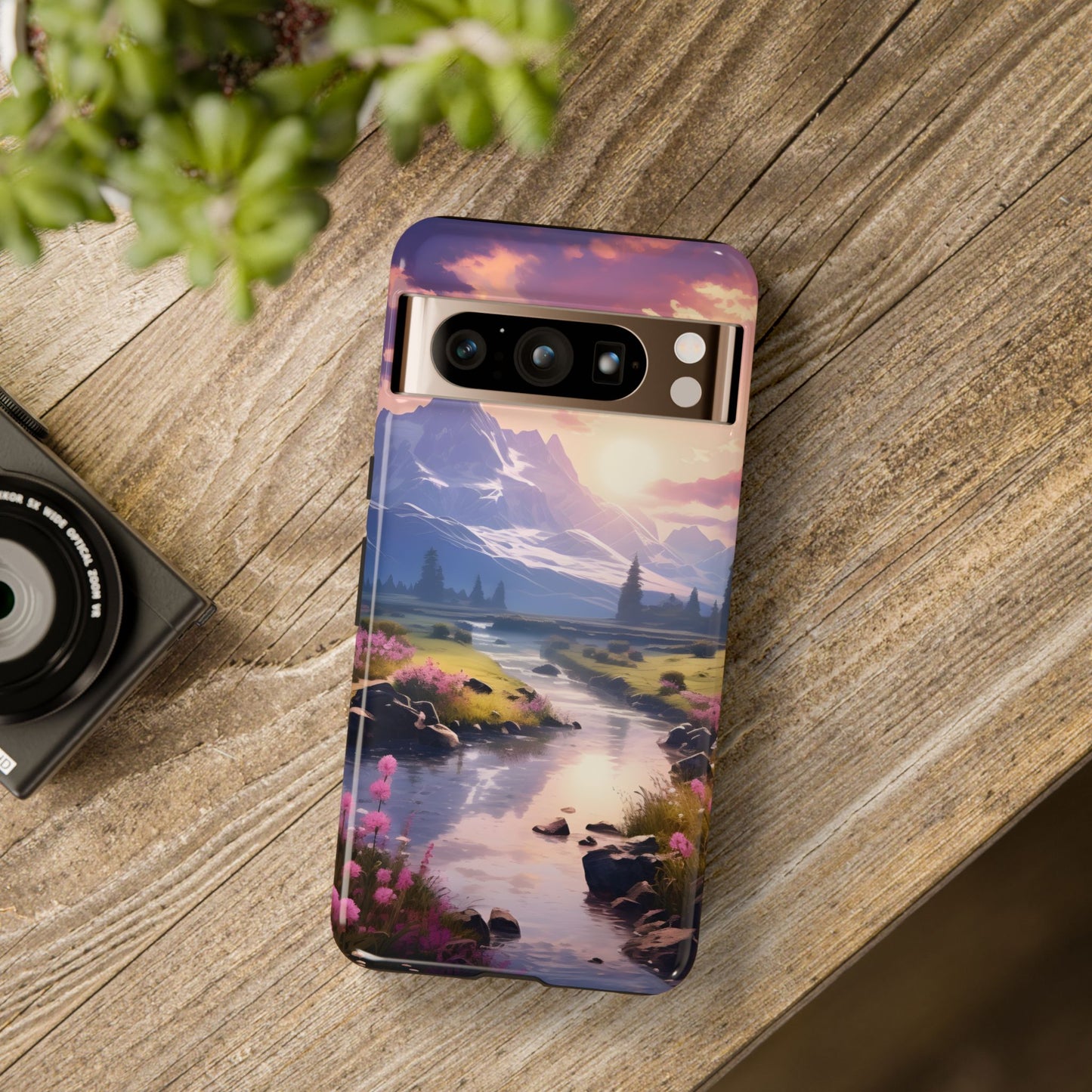Alpine Dawn – Tough Glossy Google Pixel Case