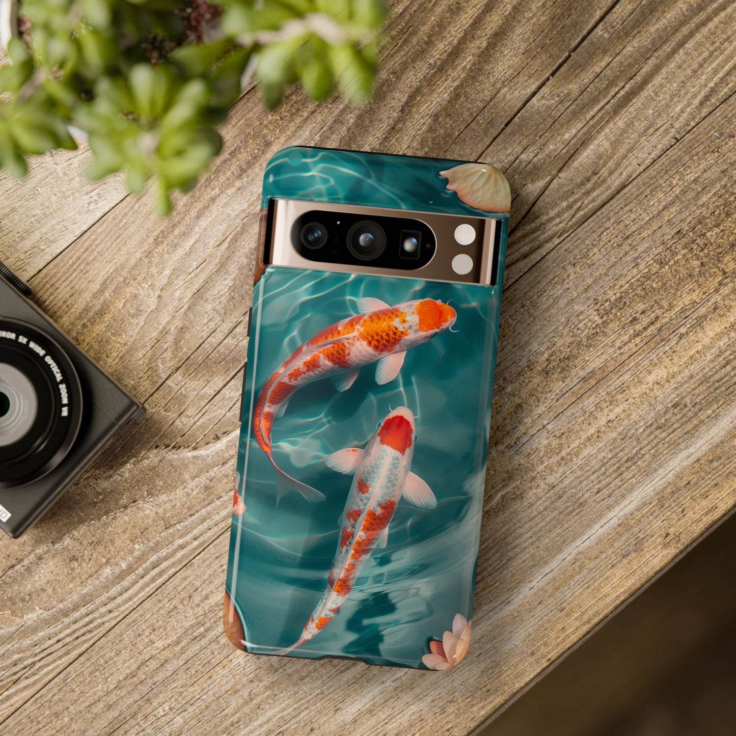 Tranquil Koi Pond – Tough Glossy Google Pixel Case