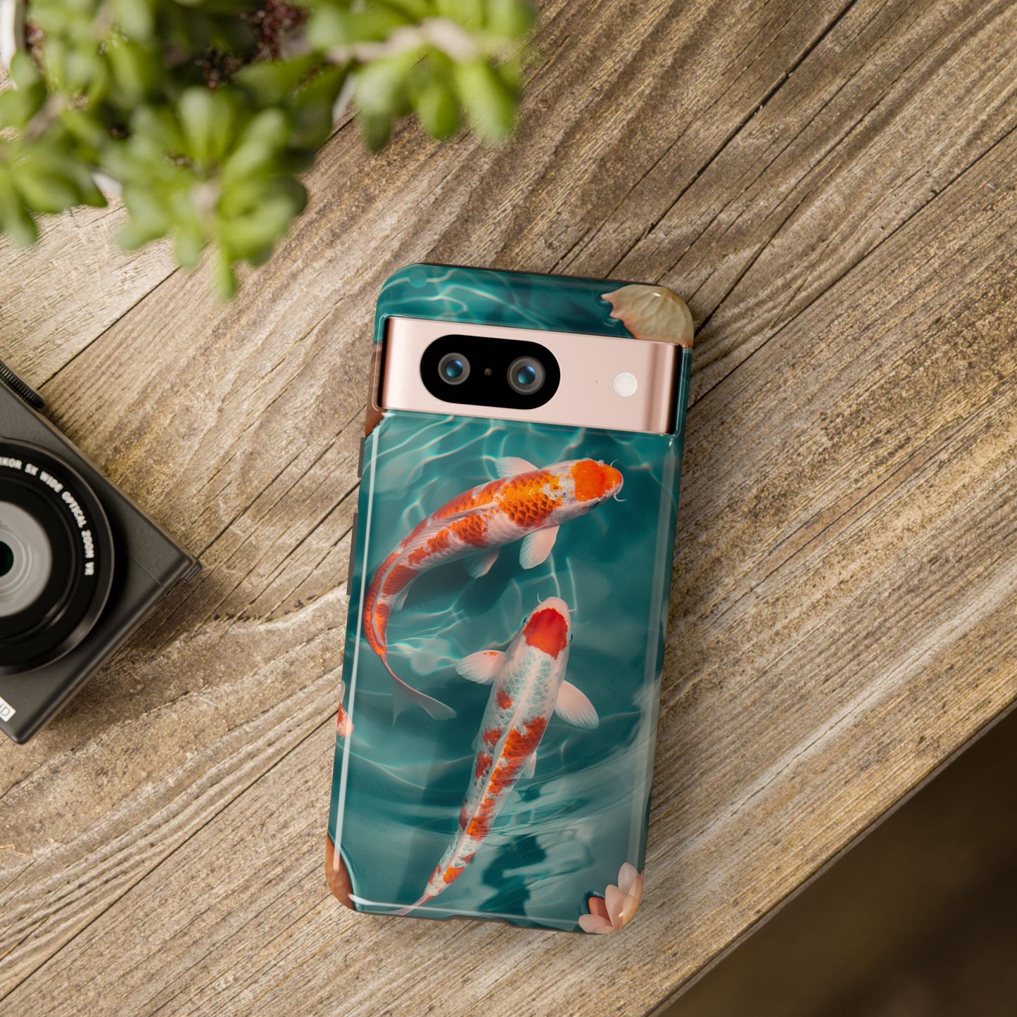 Tranquil Koi Pond – Tough Glossy Google Pixel Case