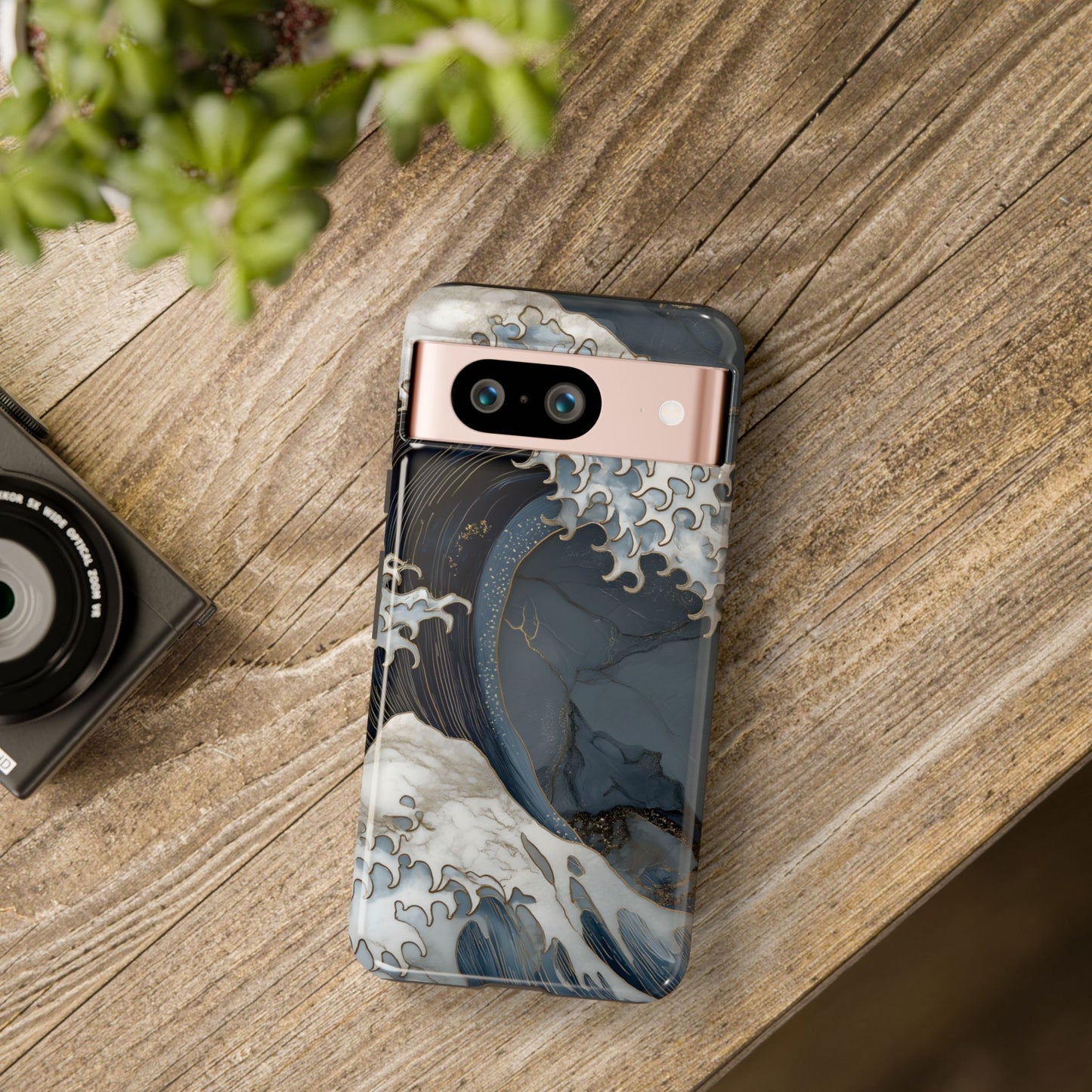 Golden Wave – Tough Glossy Google Pixel Case