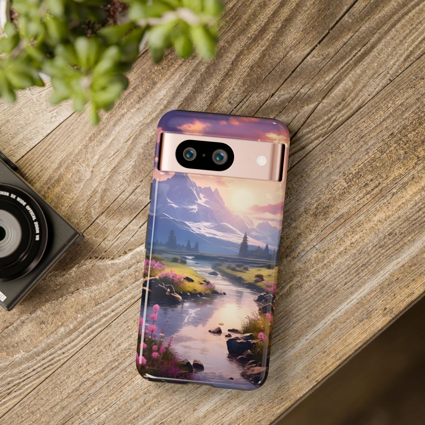 Alpine Dawn – Tough Glossy Google Pixel Case