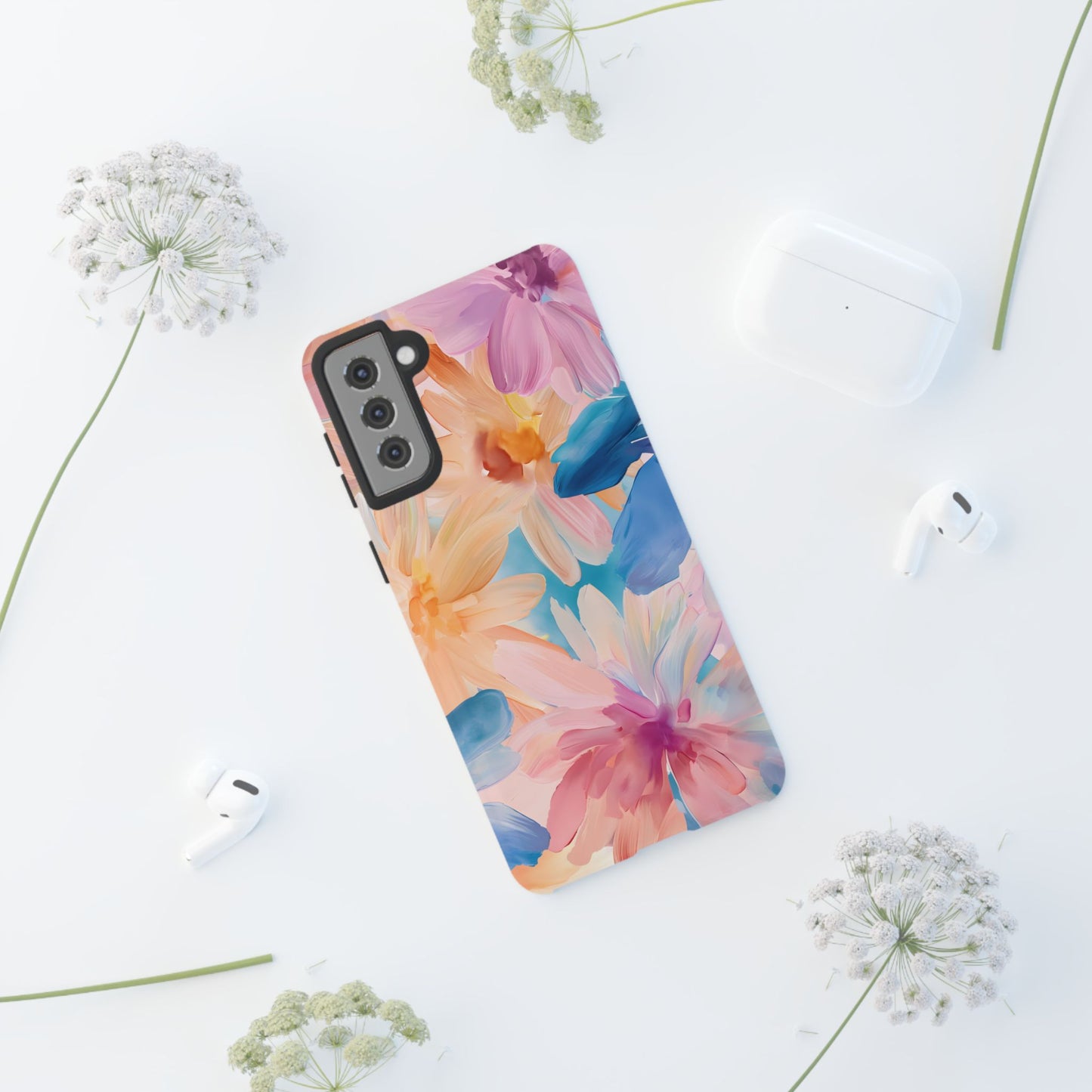 Radiant Bloom โ Tough Glossy Samsung Galaxy Case