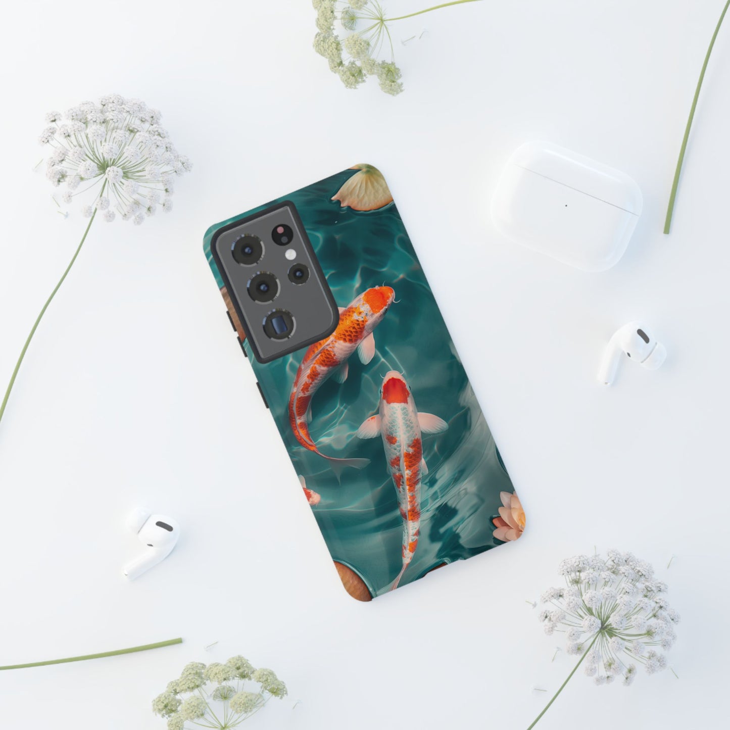 Tranquil Koi Pond – Tough Glossy Samsung Galaxy Case