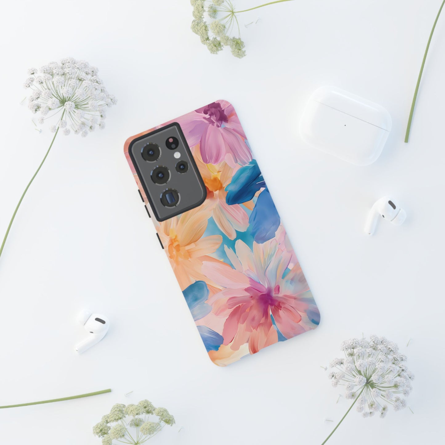 Radiant Bloom โ Tough Glossy Samsung Galaxy Case
