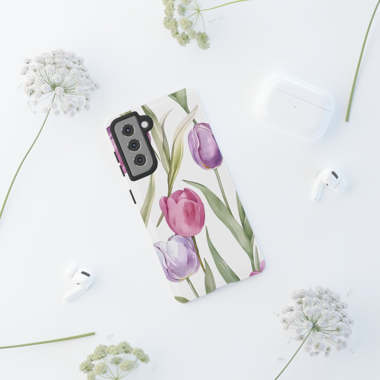 Tulip Serenade โ Tough Glossy Samsung Galaxy Case