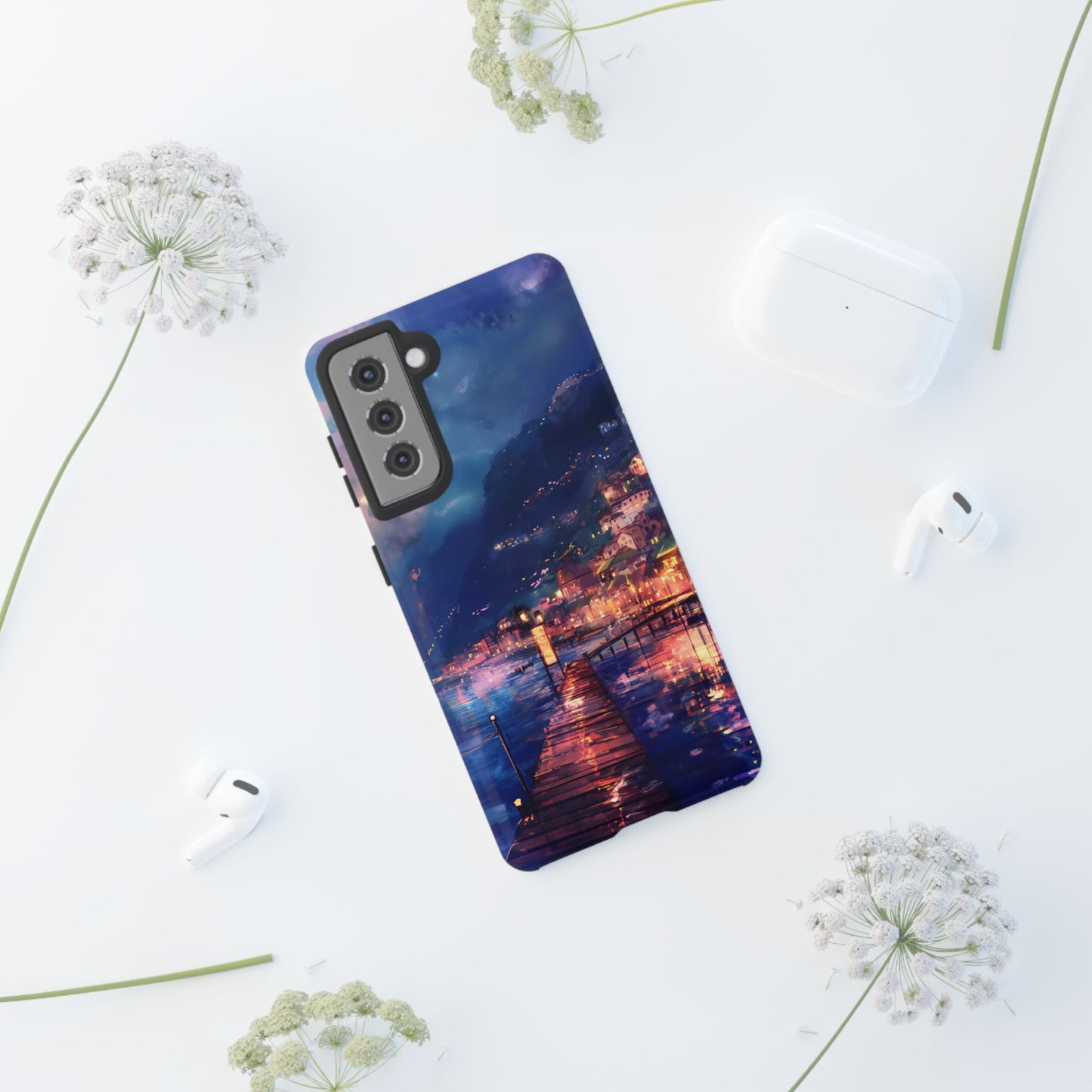 Twilight Harbor – Tough Glossy Samsung Galaxy Case