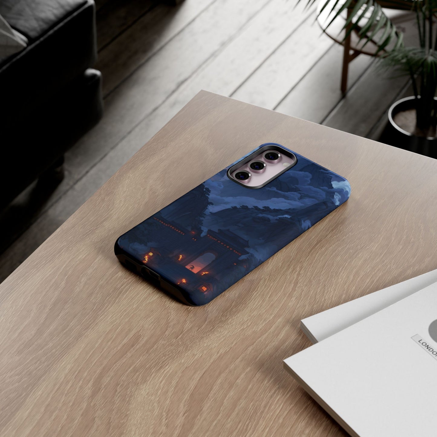 Mountain Fortress โ Tough Glossy Samsung Galaxy Case