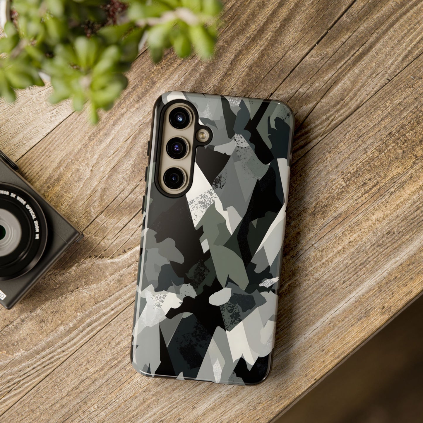 Urban Camo โ Tough Glossy Samsung Galaxy Case