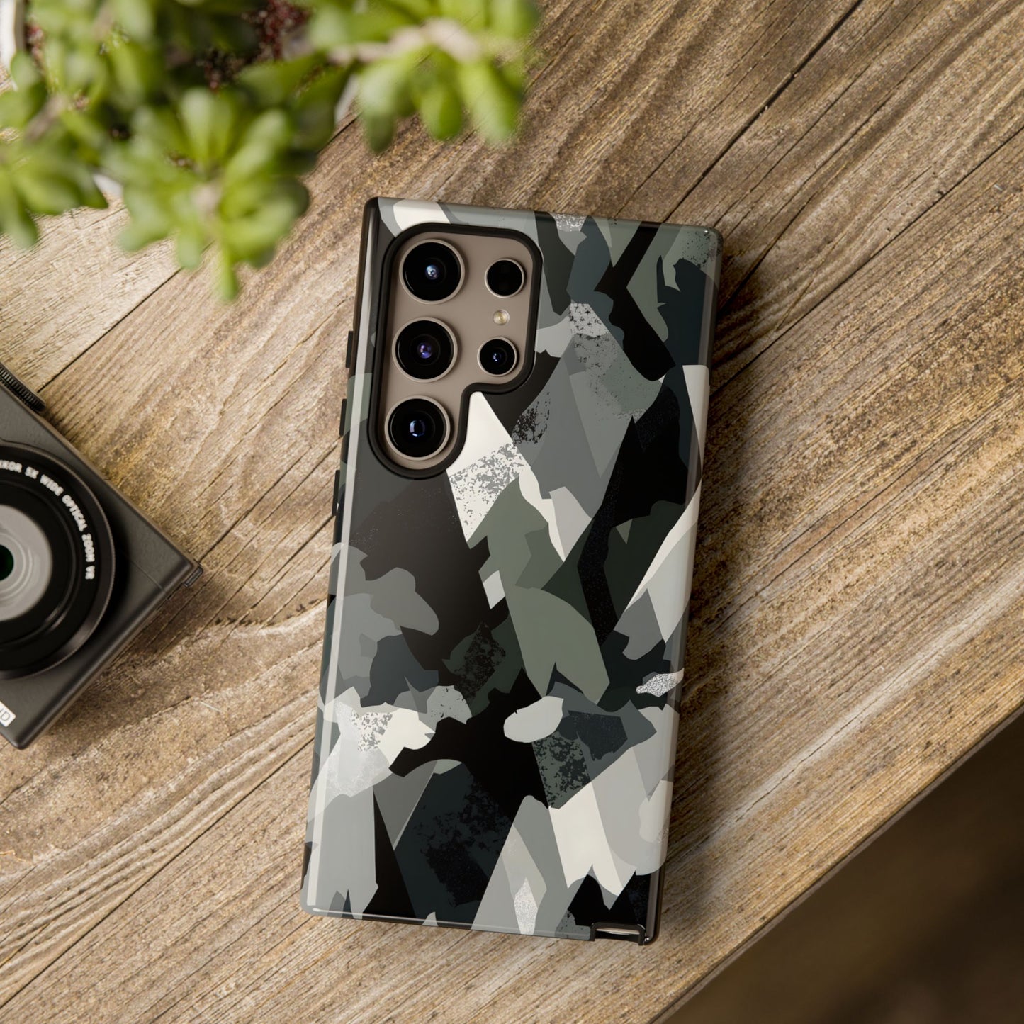 Urban Camo โ Tough Glossy Samsung Galaxy Case