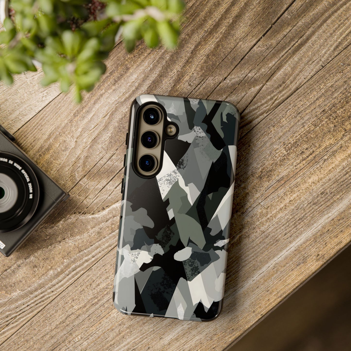 Urban Camo โ Tough Glossy Samsung Galaxy Case