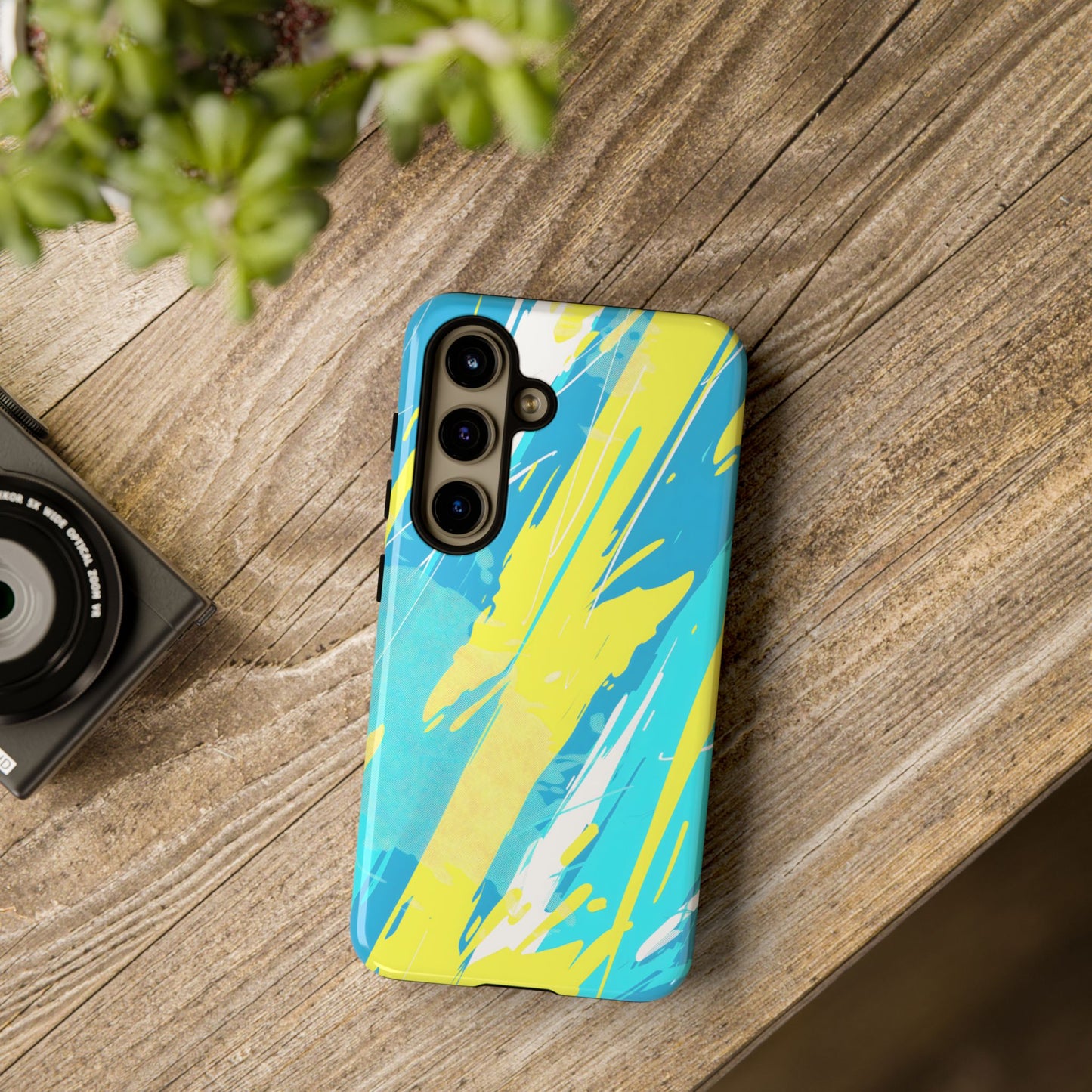 Neon Surge – Tough Glossy Samsung Galaxy Case