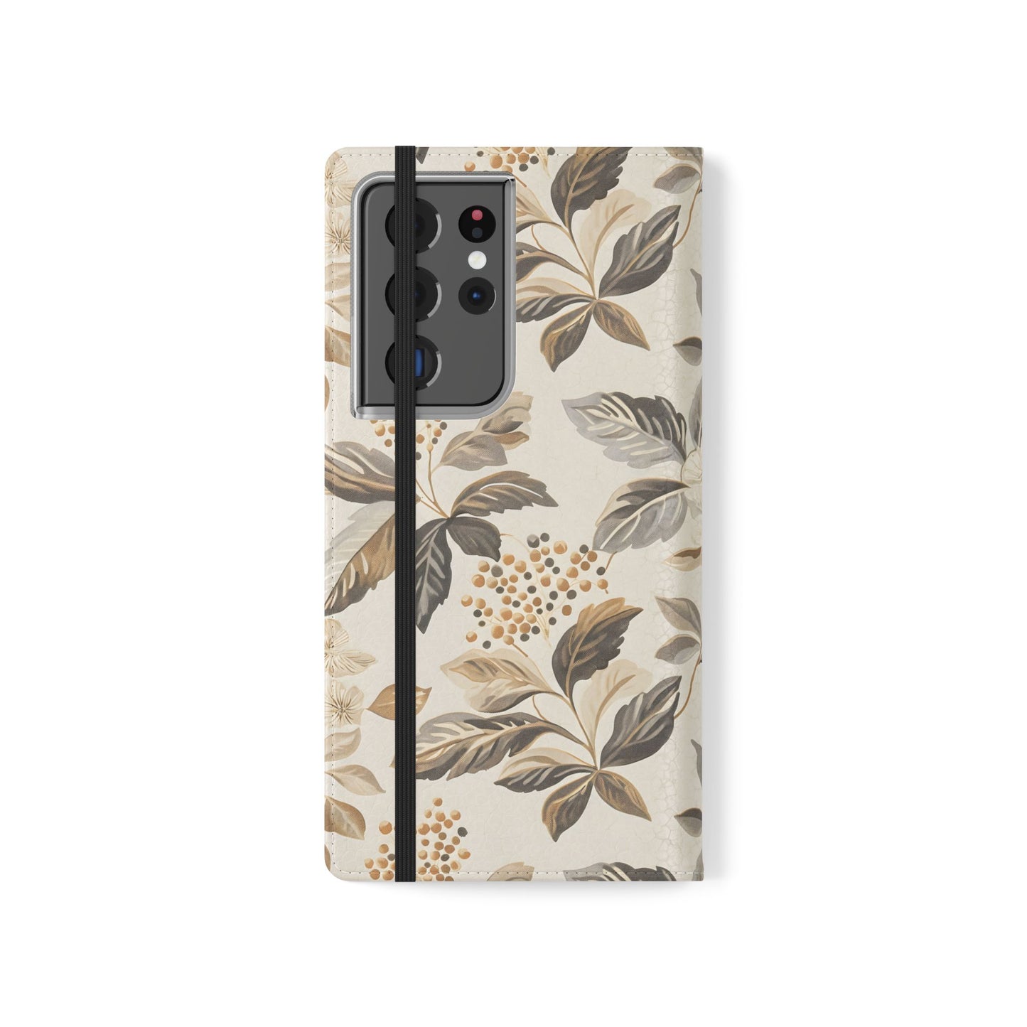 Golden Botanica โ Samsung Vegan Leather Wallet Case