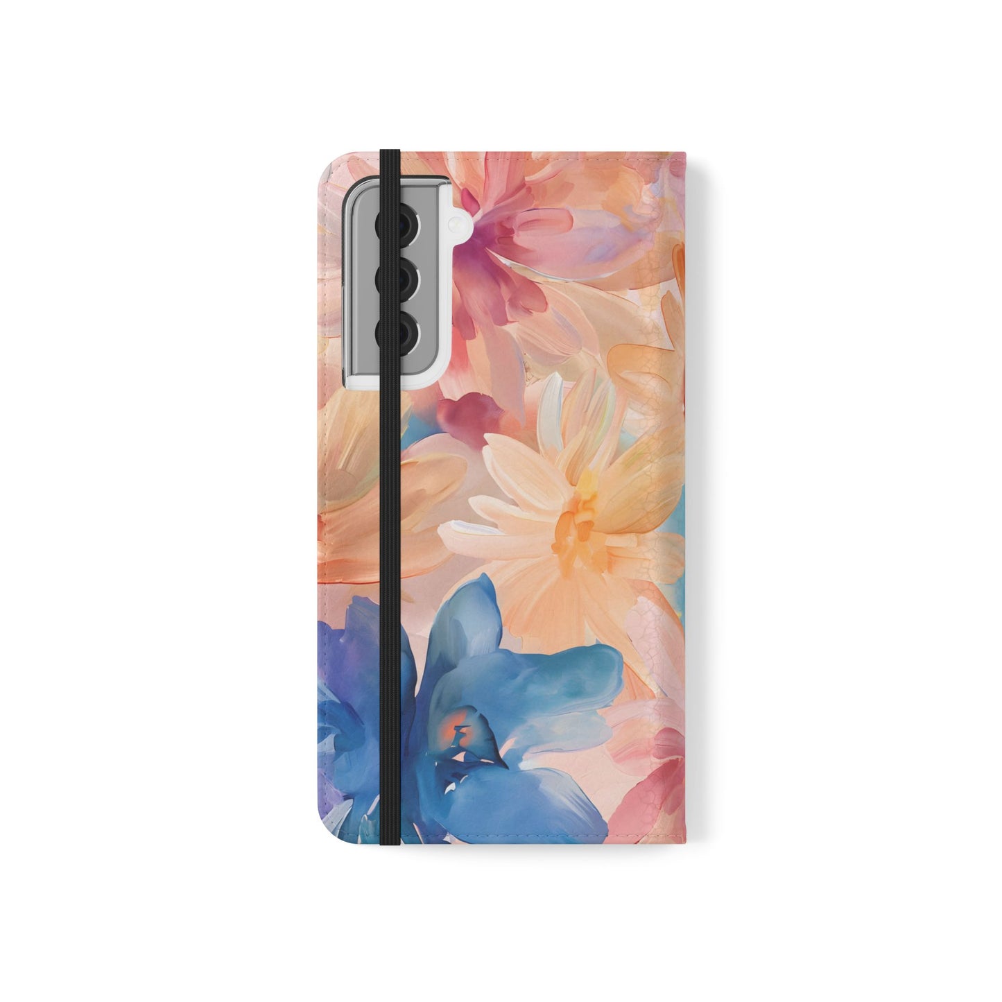 Radiant Bloom – Vegan Leather Wallet Samsung Case