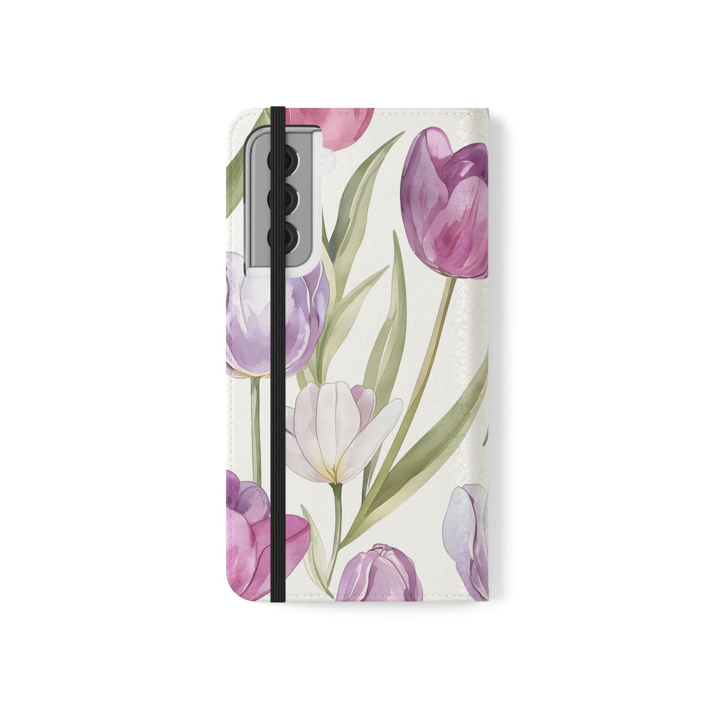 Tulip Serenade โ Vegan Leather Wallet Samsung Case