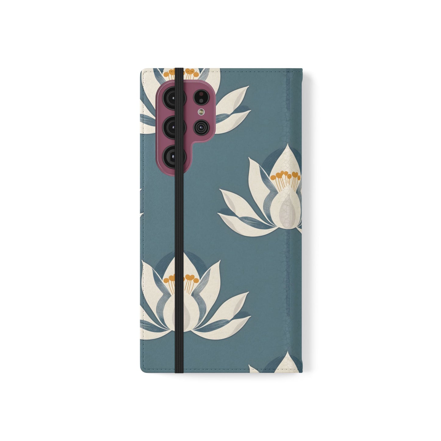 Lotus Serenity – Vegan Leather Wallet Samsung Case