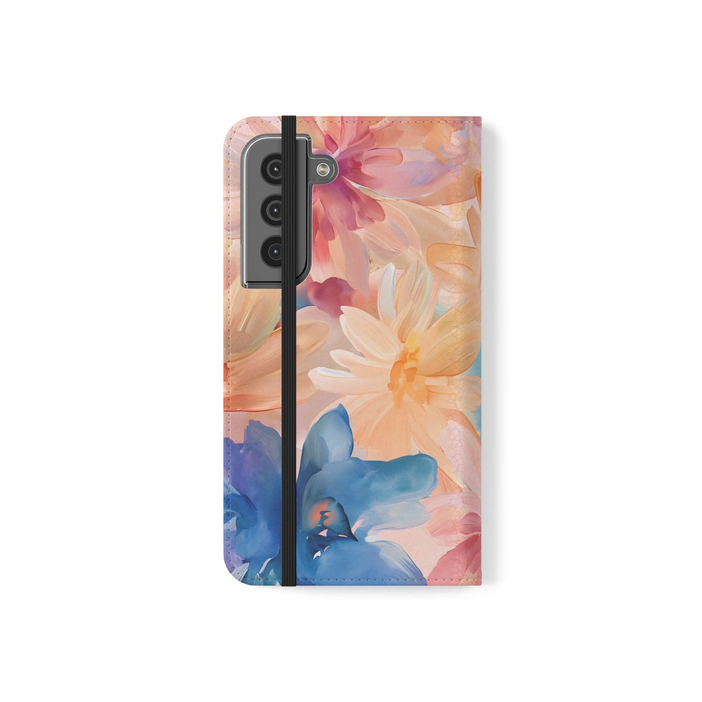 Radiant Bloom – Vegan Leather Wallet Samsung Case