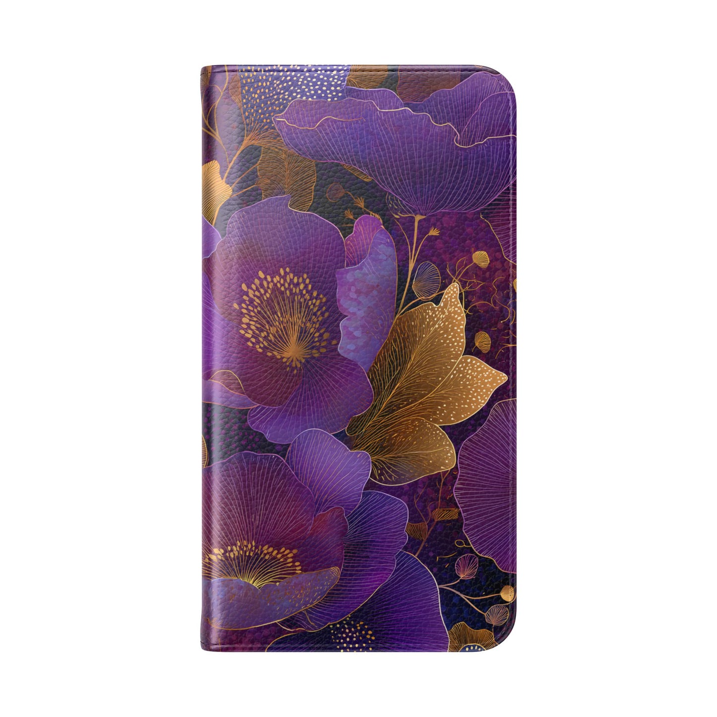 Imperial Petals – Vegan Leather Samsung Flip Phone Case