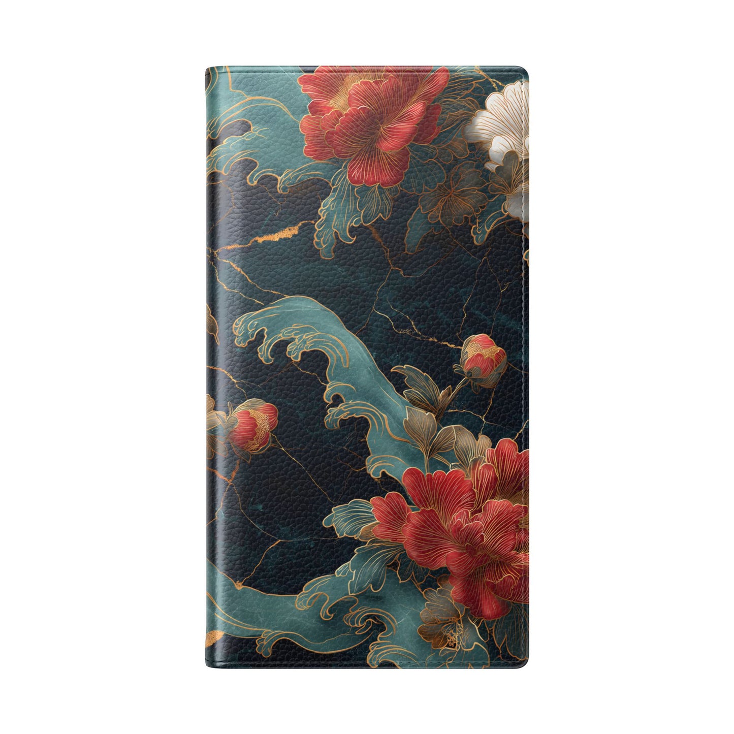 Crimson Tides – Vegan Leather Samsung Flip Case