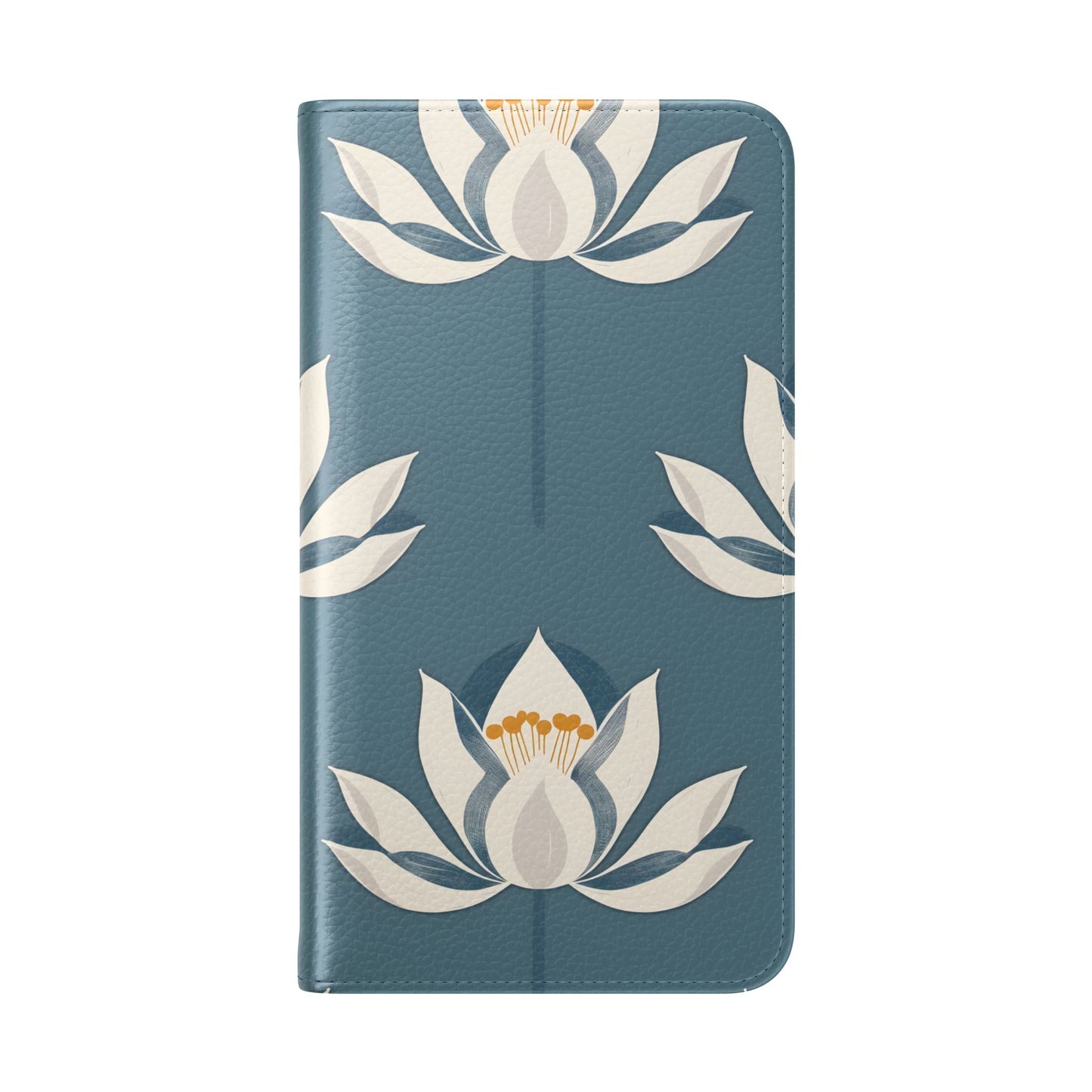 Lotus Serenity – Vegan Leather Wallet Samsung Case