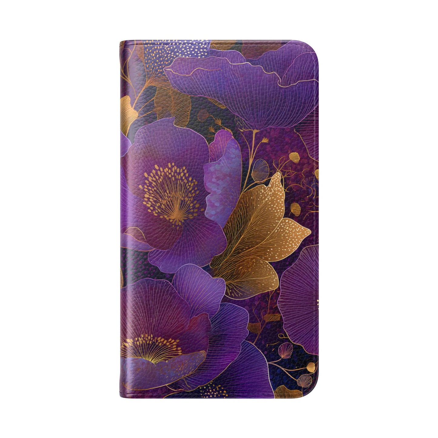 Imperial Petals – Vegan Leather Samsung Flip Phone Case