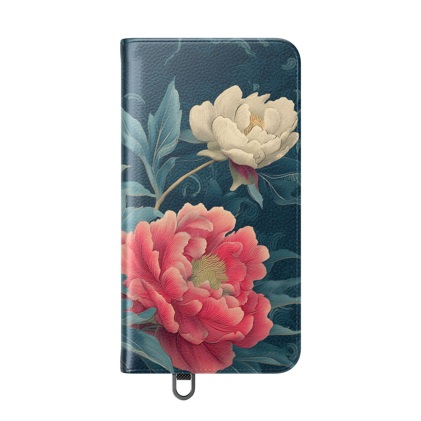 Floral Whispers – Vegan Leather Flip Samsung Case