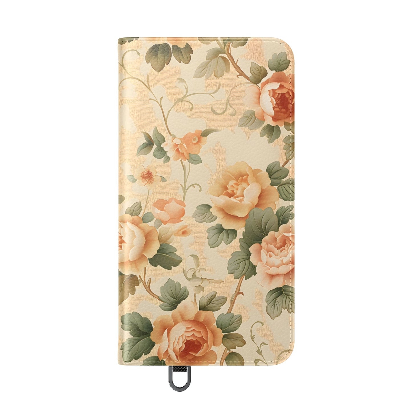 Vintage Bloom โ Vegan Leather Wallet Samsung Case