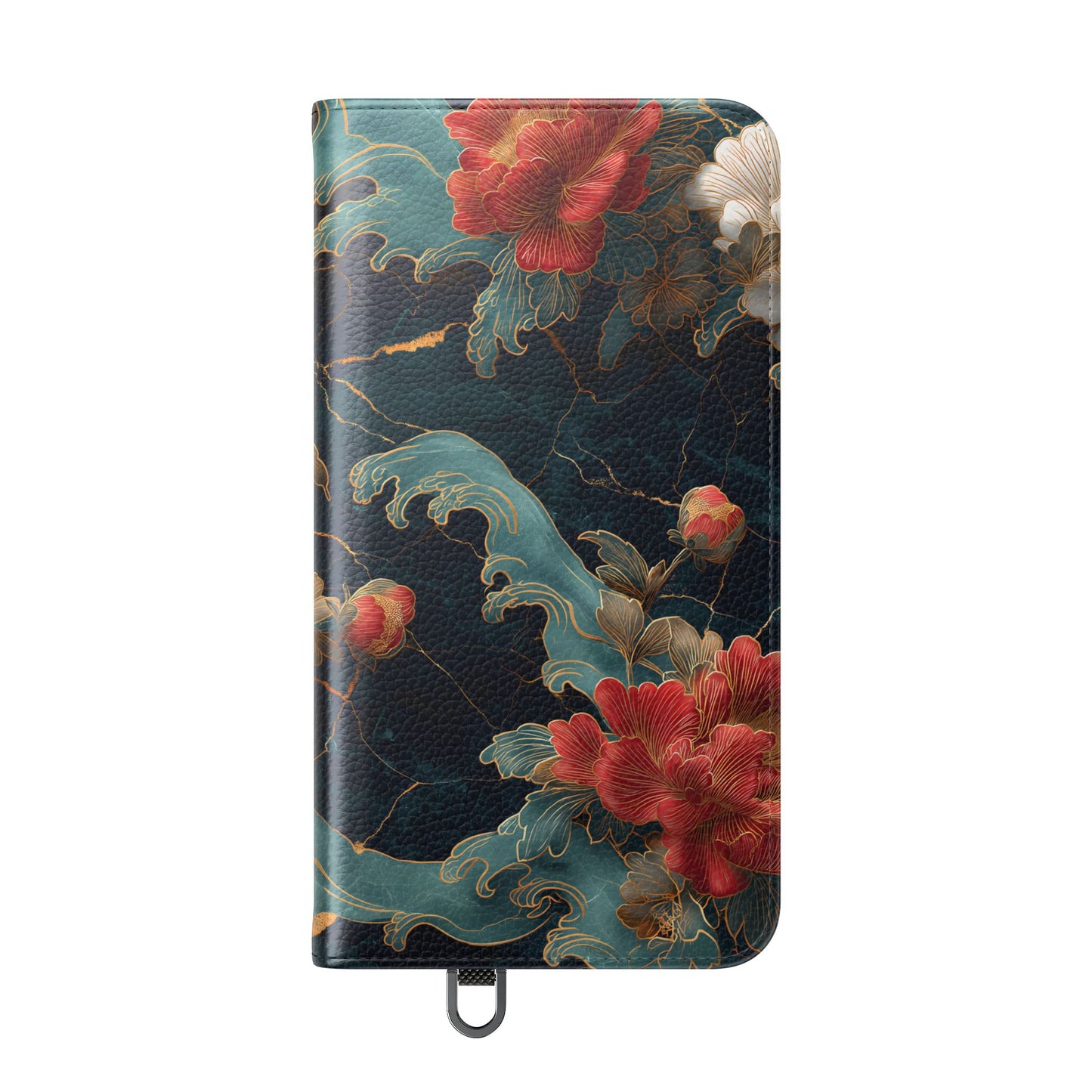 Crimson Tides – Vegan Leather Samsung Flip Case