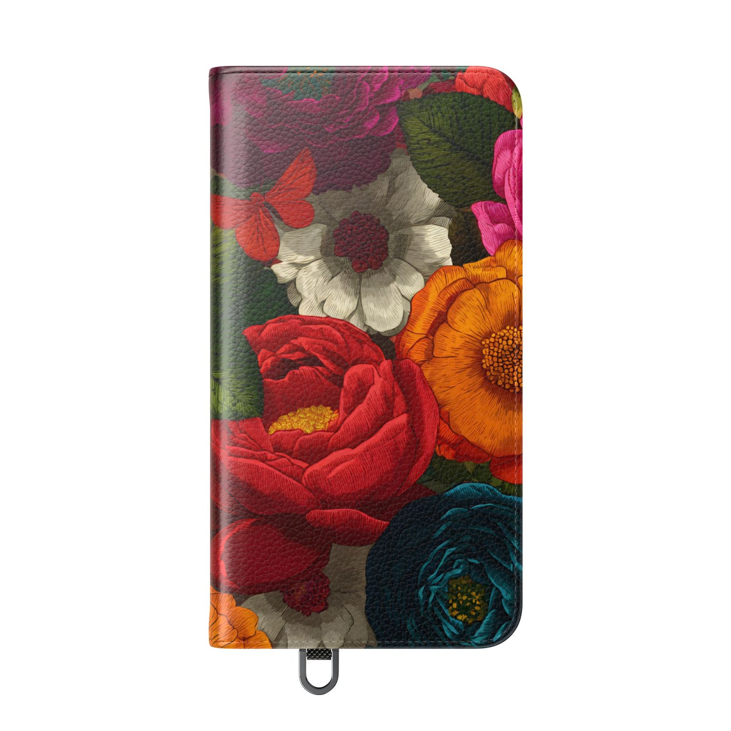 Midnight Bloom – Samsung Vegan Leather Flip Phone Case