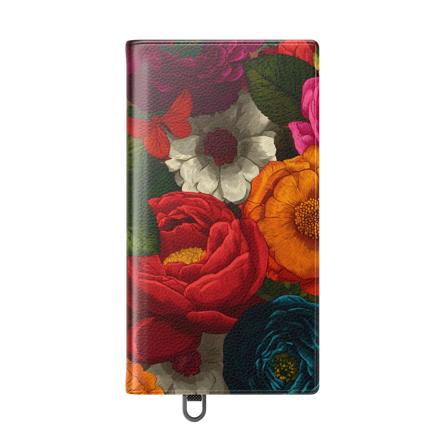 Midnight Bloom – Samsung Vegan Leather Flip Phone Case
