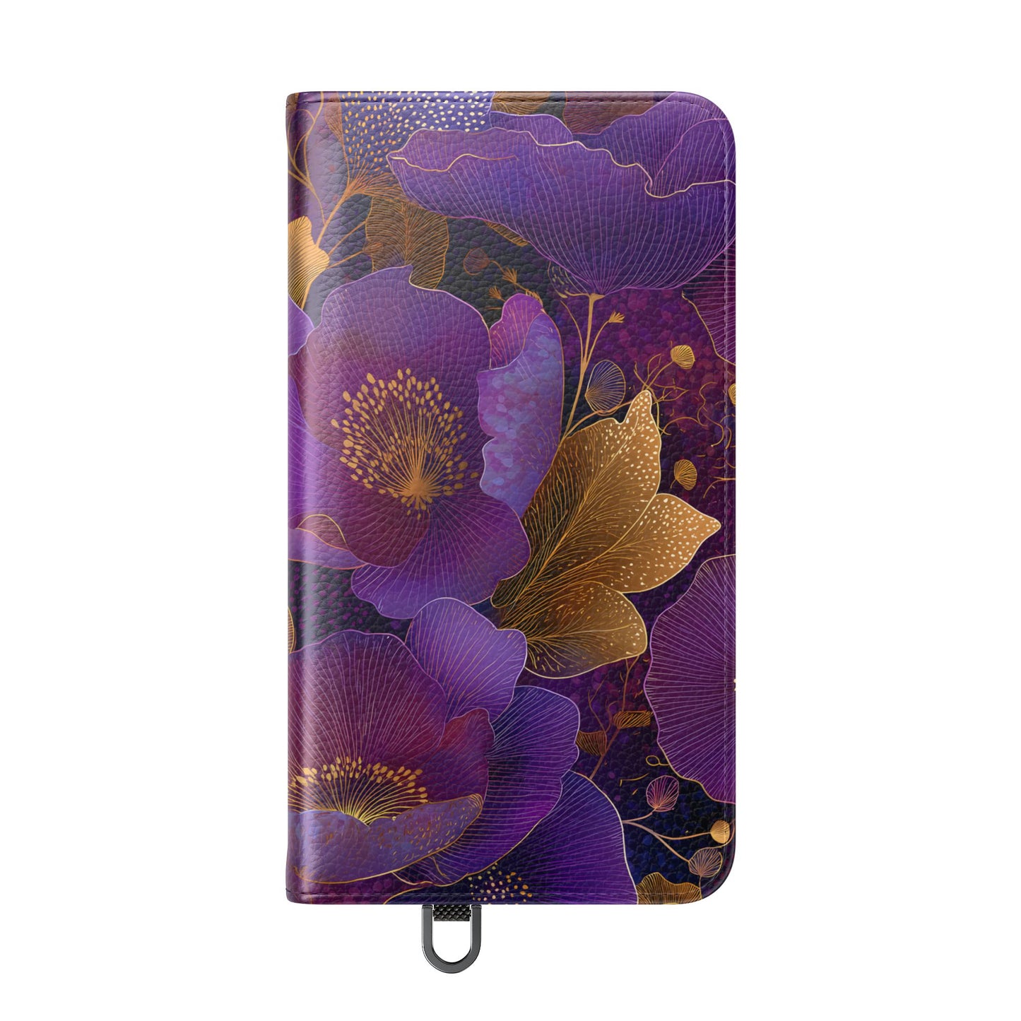 Imperial Petals – Vegan Leather Samsung Flip Phone Case