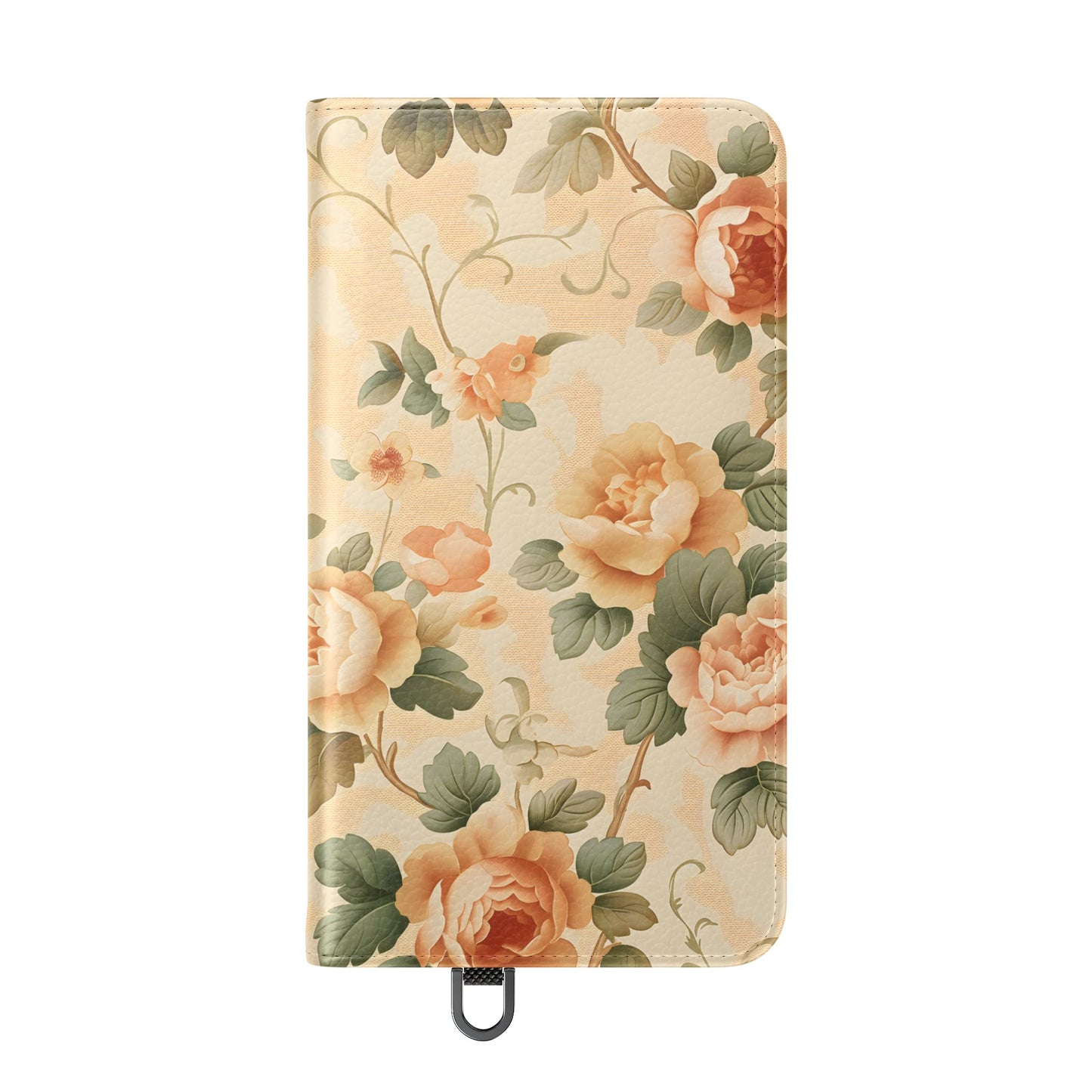 Vintage Bloom โ Vegan Leather Wallet Samsung Case