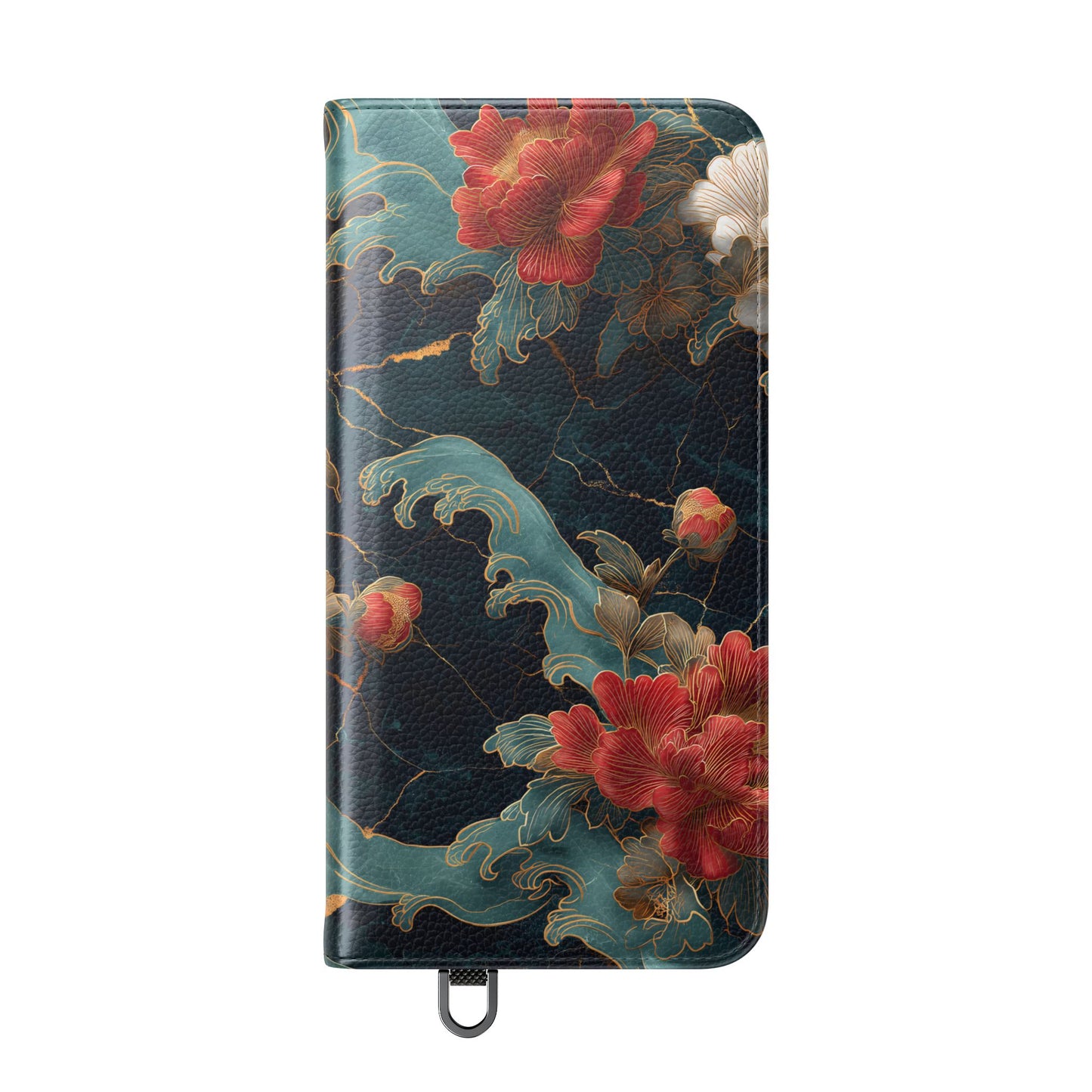 Crimson Tides – Vegan Leather Samsung Flip Case