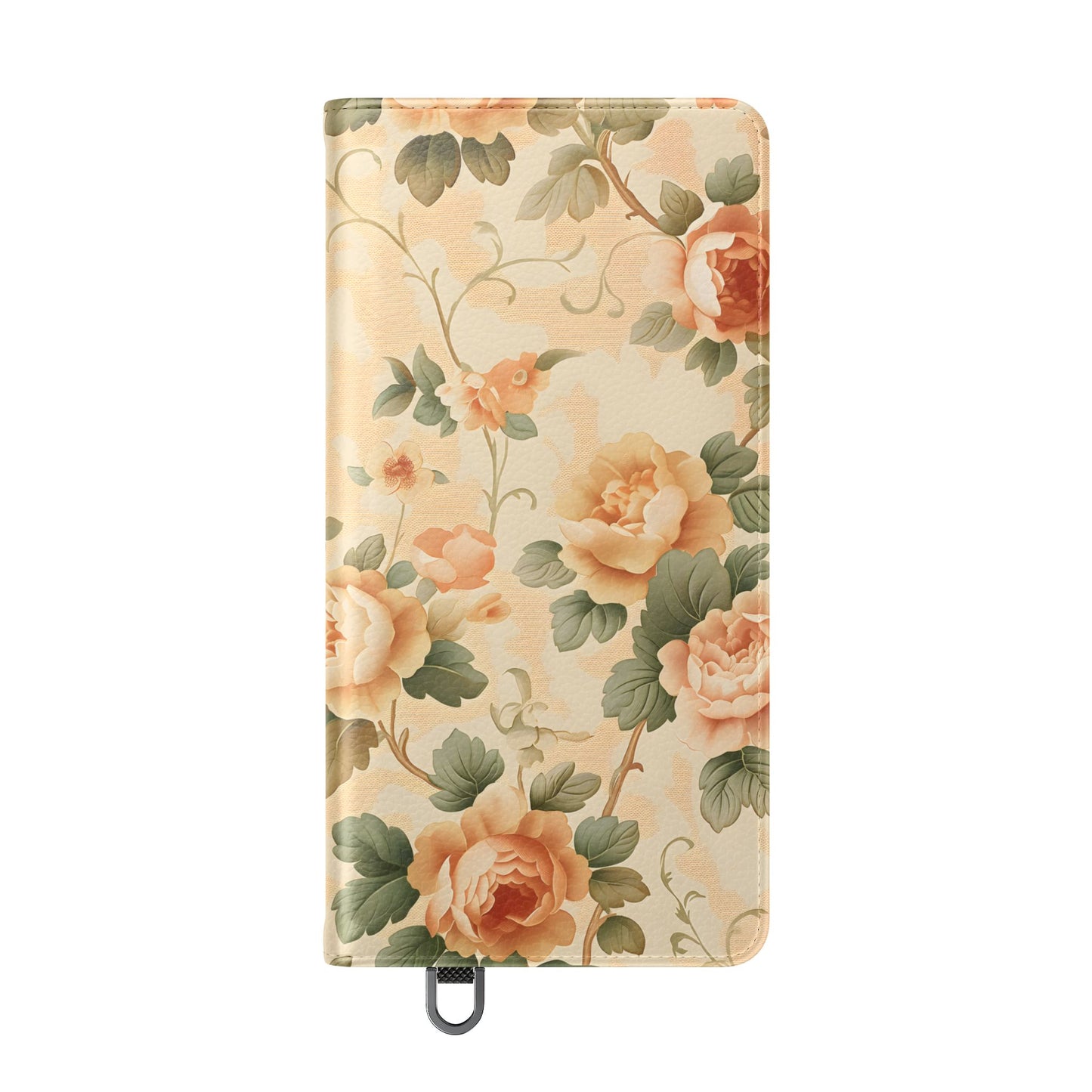 Vintage Bloom โ Vegan Leather Wallet Samsung Case