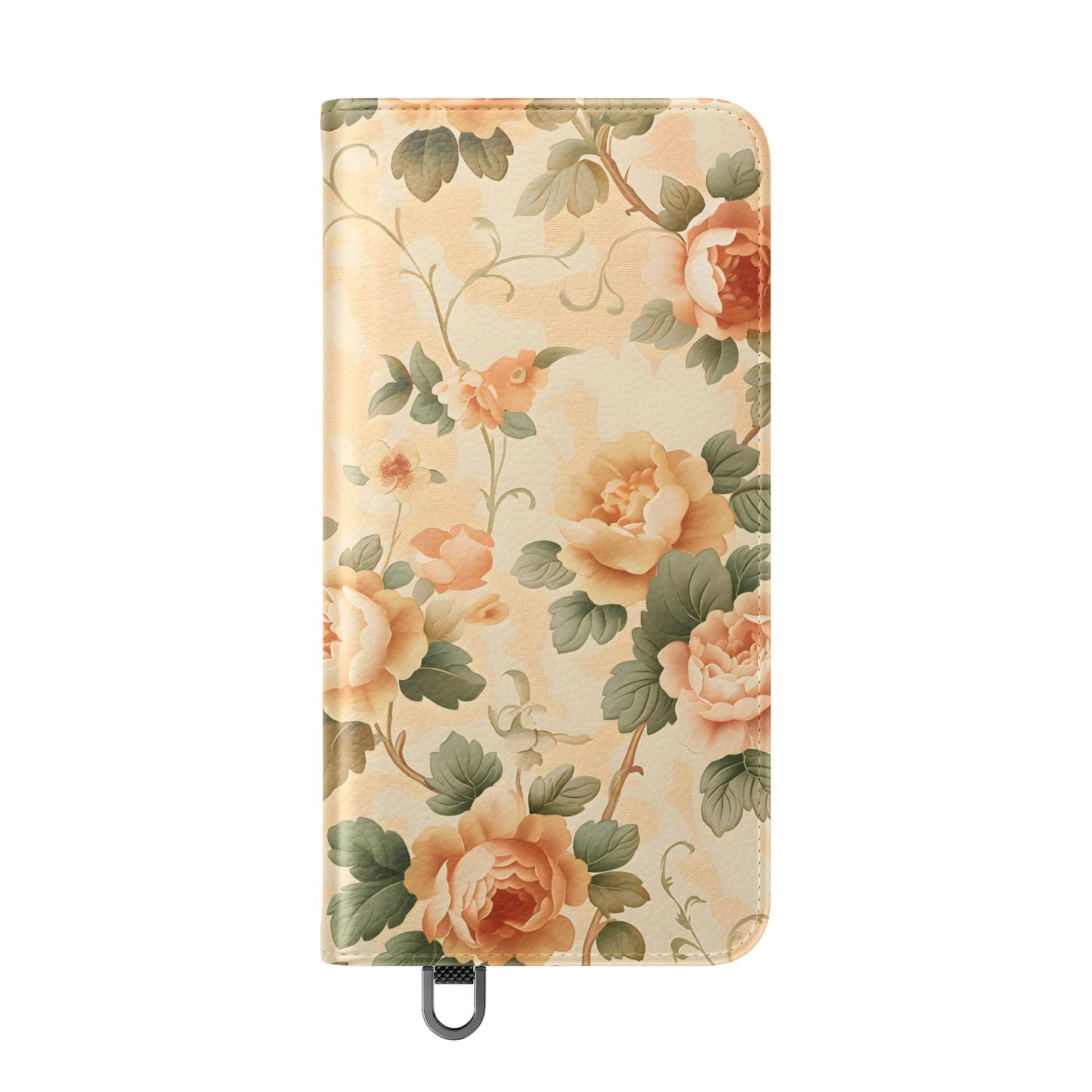 Vintage Bloom โ Vegan Leather Wallet Samsung Case