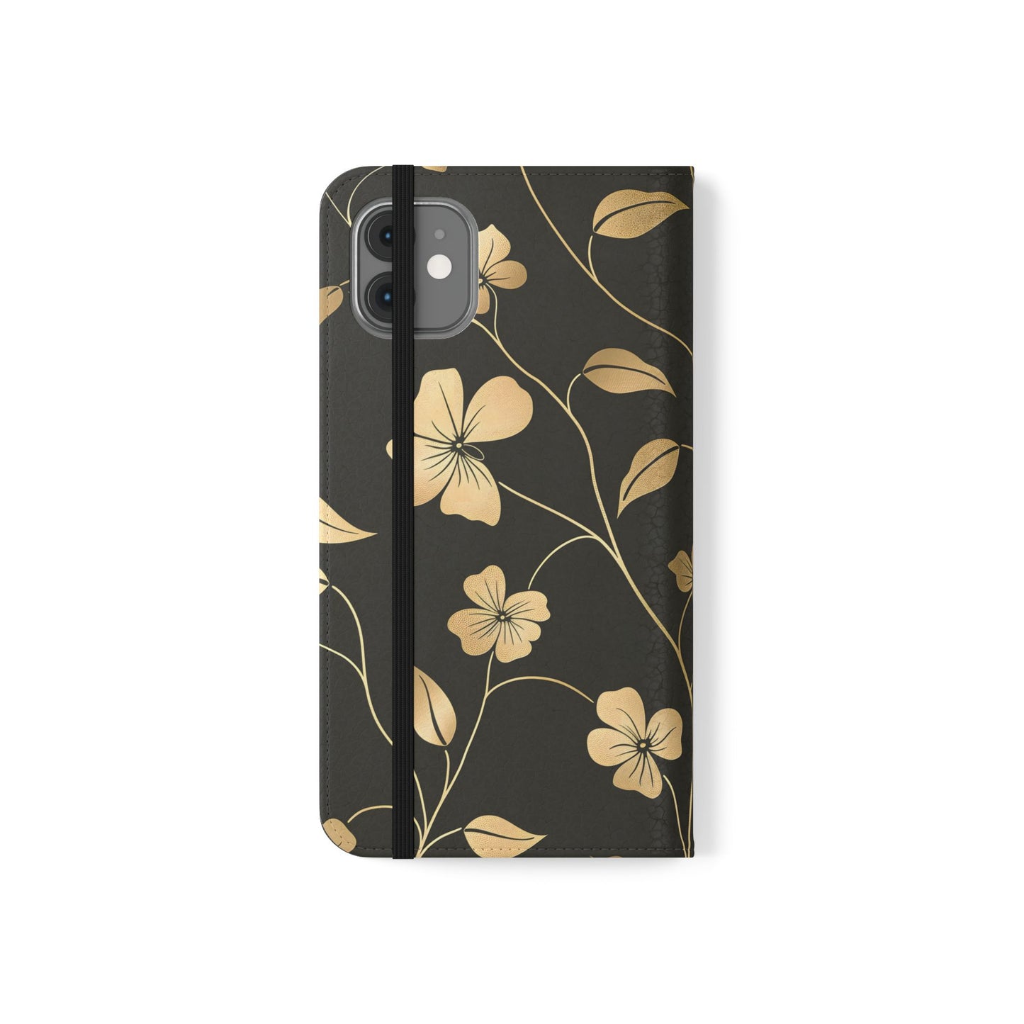 Golden Elegance – iPhone Wallet Case