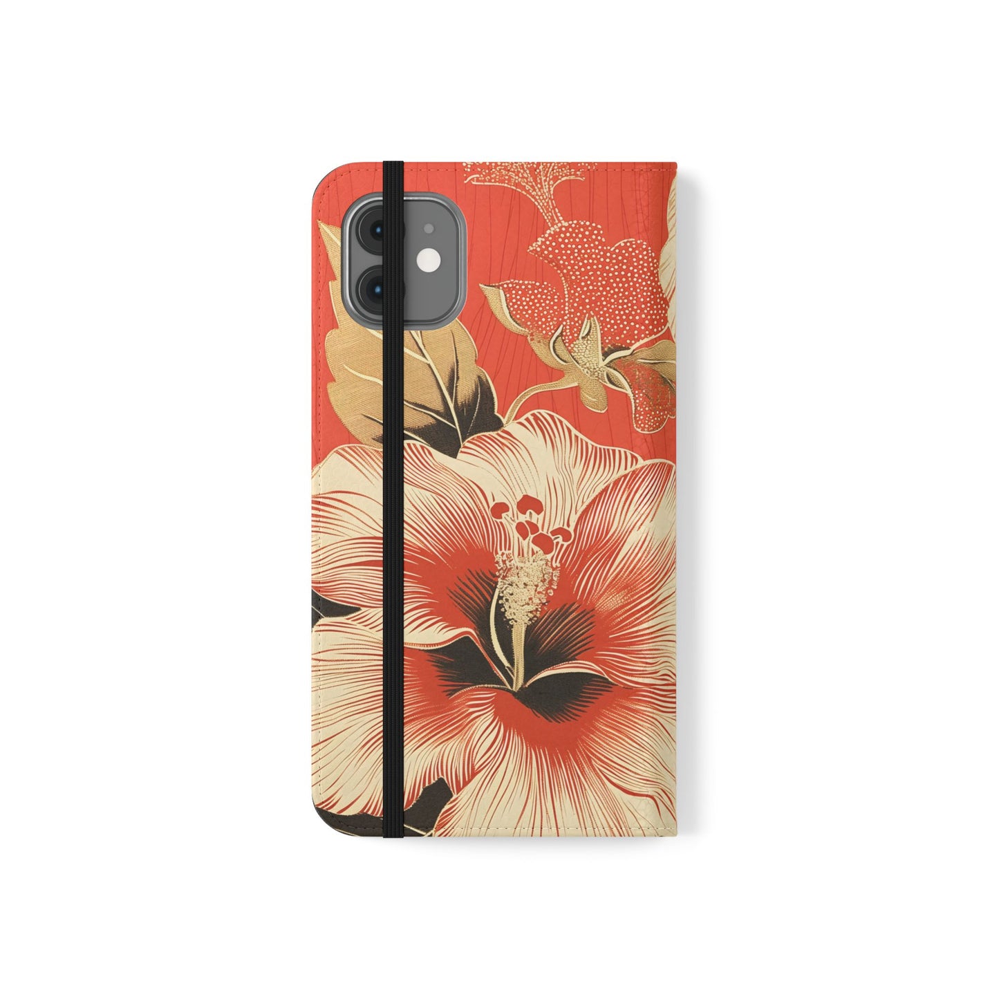 Golden Hibiscus – iPhone Wallet Case