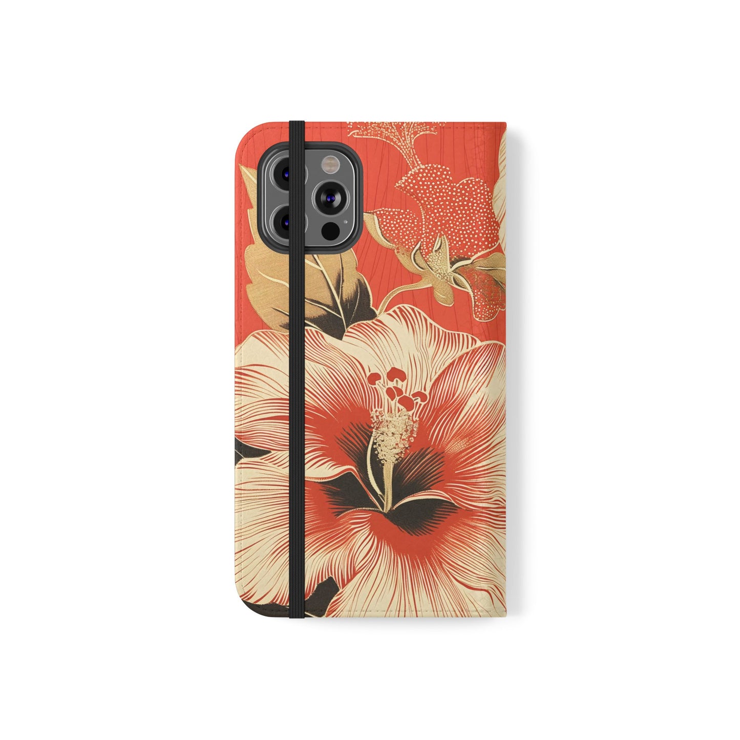 Golden Hibiscus – iPhone Wallet Case