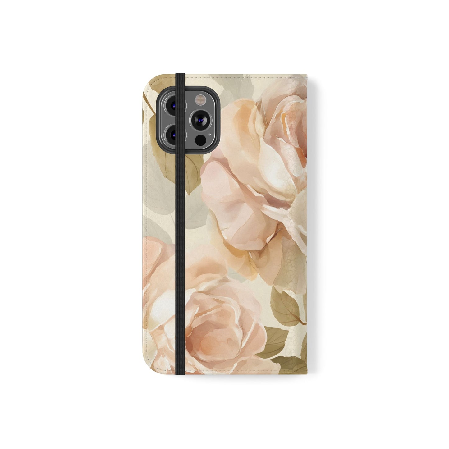 Soft Rose Elegance – iPhone Wallet Case