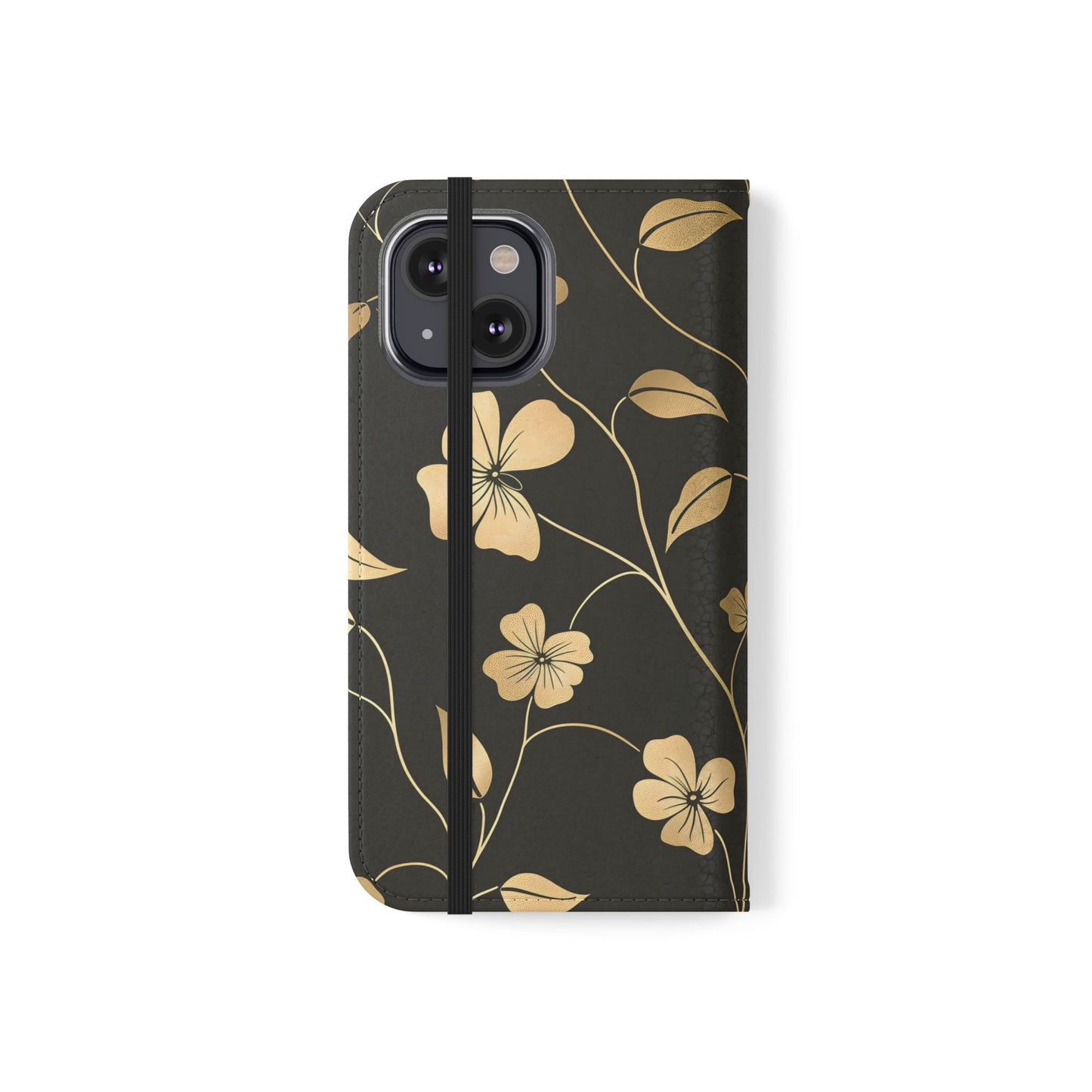 Golden Elegance – iPhone Wallet Case