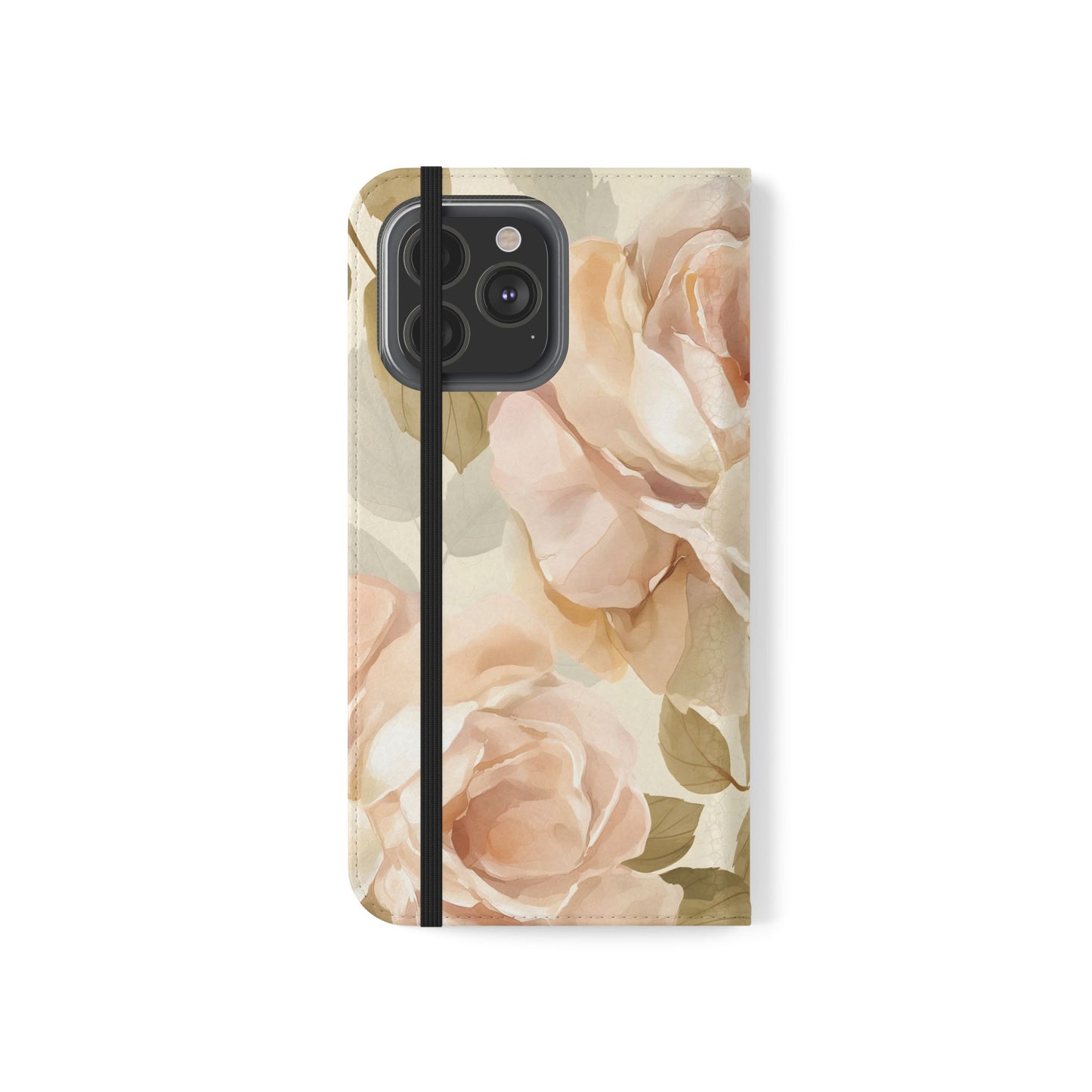 Soft Rose Elegance – iPhone Wallet Case