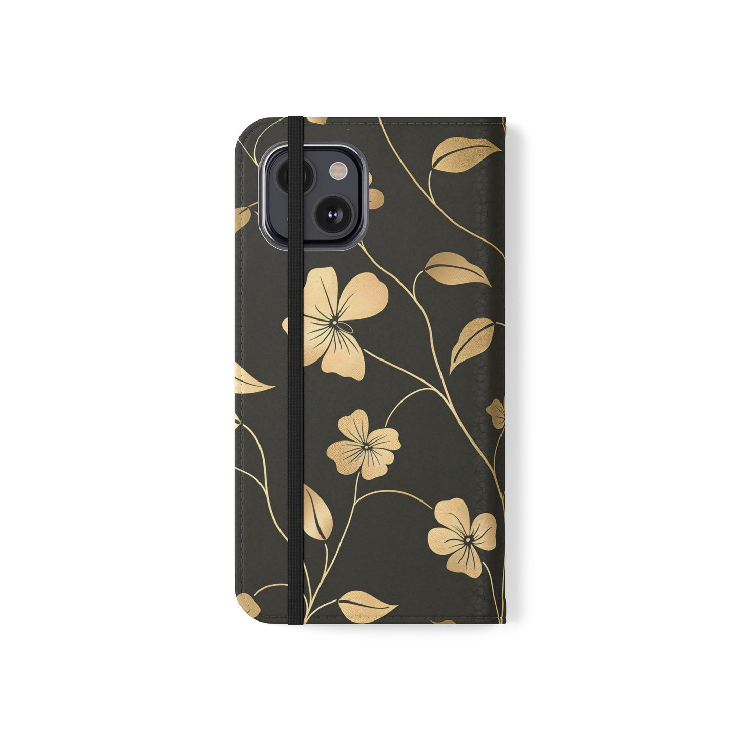 Golden Elegance – iPhone Wallet Case